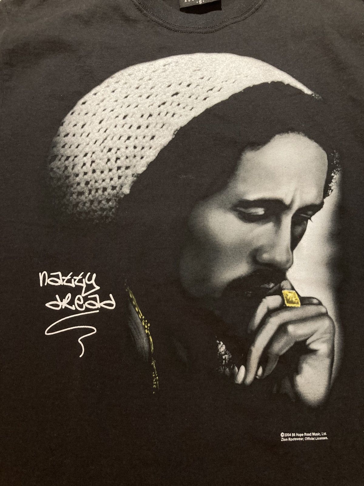 Zion Rootswear 2004 Zion Roots Wear Bob Marley “Natty Dreads” T-shirt, Size US S / EU 44-46 / 1 - 2 Thumbnail