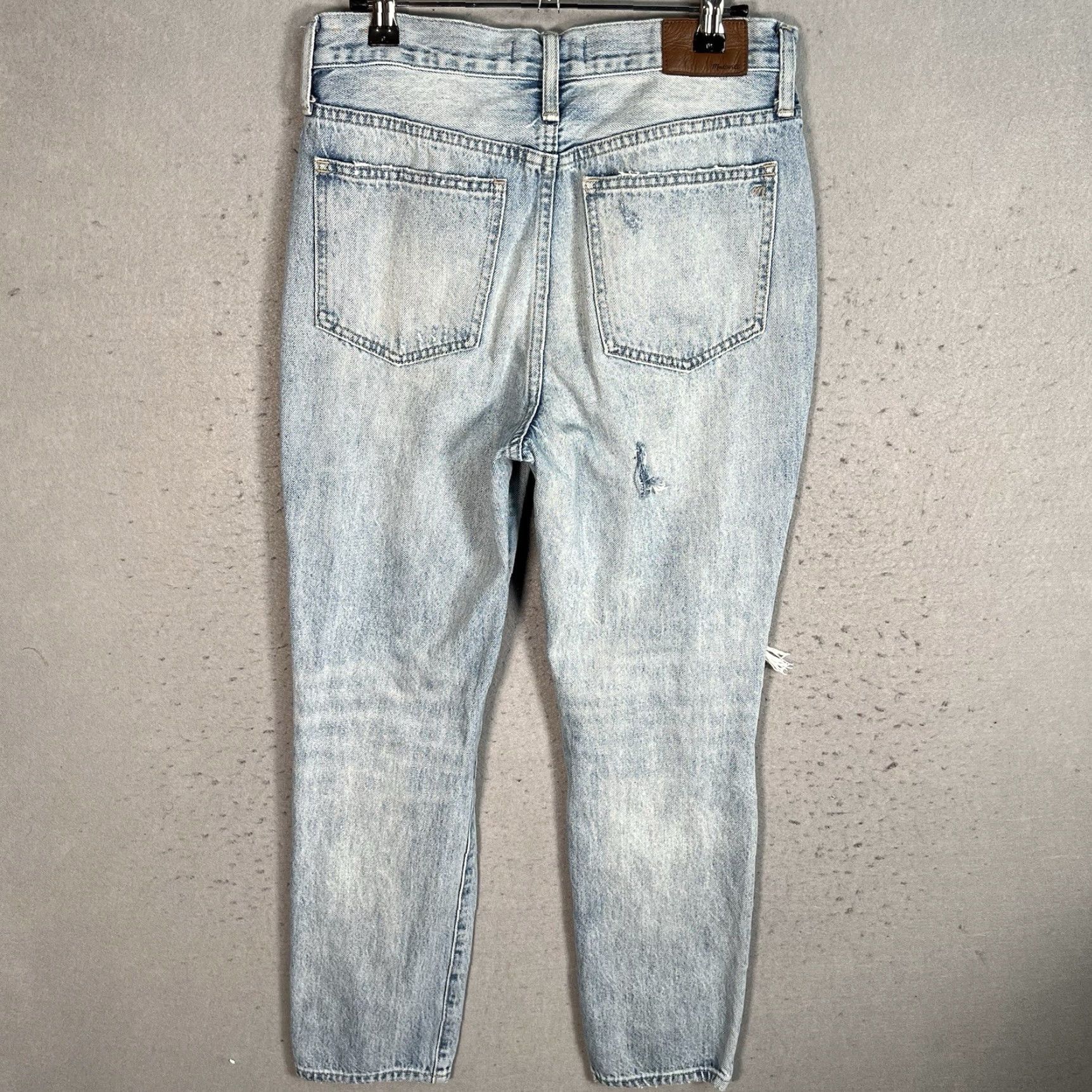 Madewell VINTAGE Maxwell The Perfect Vintage Jeans Womens 27 Blue Light Wash Denim Tapered Leg Size 27" / US 4 / IT 40 - 2 Thumbnail