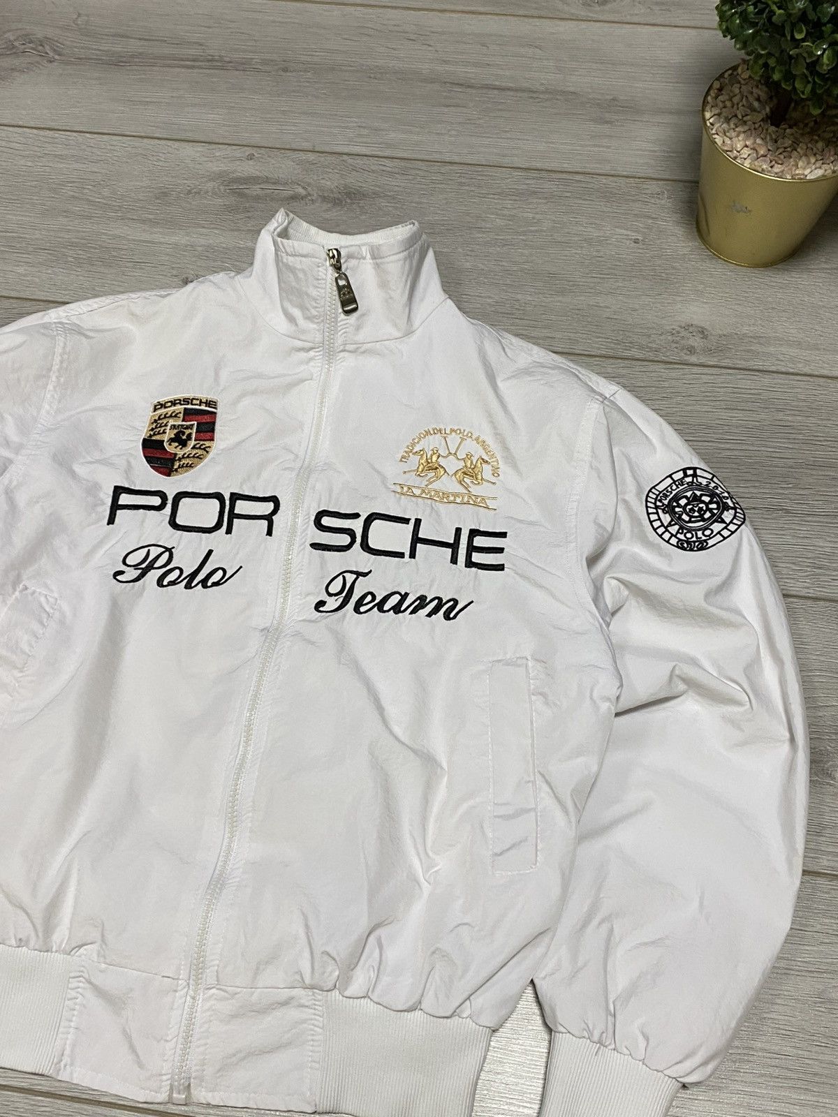 La Martina La Martina Porsche spell big logo windbreaker cropped eb0 Size US S / EU 44-46 / 1 - 6 Thumbnail