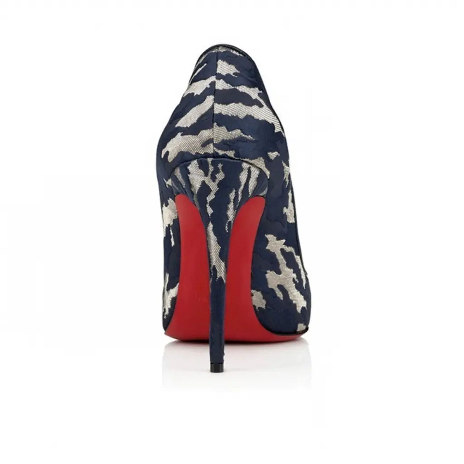 Christian Louboutin Christian Louboutin Pigalle Follies 100 Blue Camo JQ Size US 6.5 / IT 36.5 - 10 Thumbnail