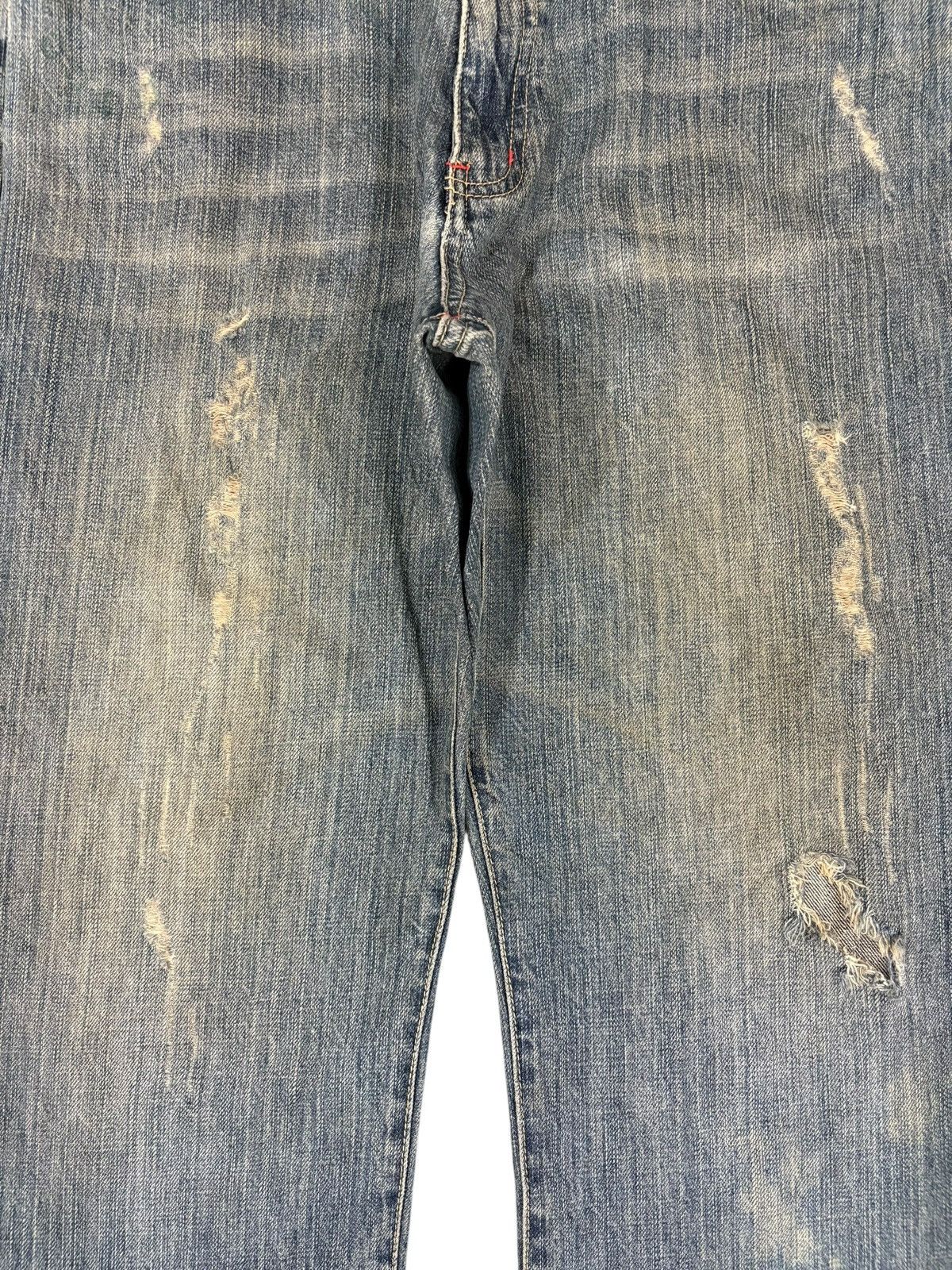 Japanese Brand Vintage Japanese Brand Mud Wash Distressed Loose Baggy Jeans Size US 32 / EU 48 - 5 Thumbnail