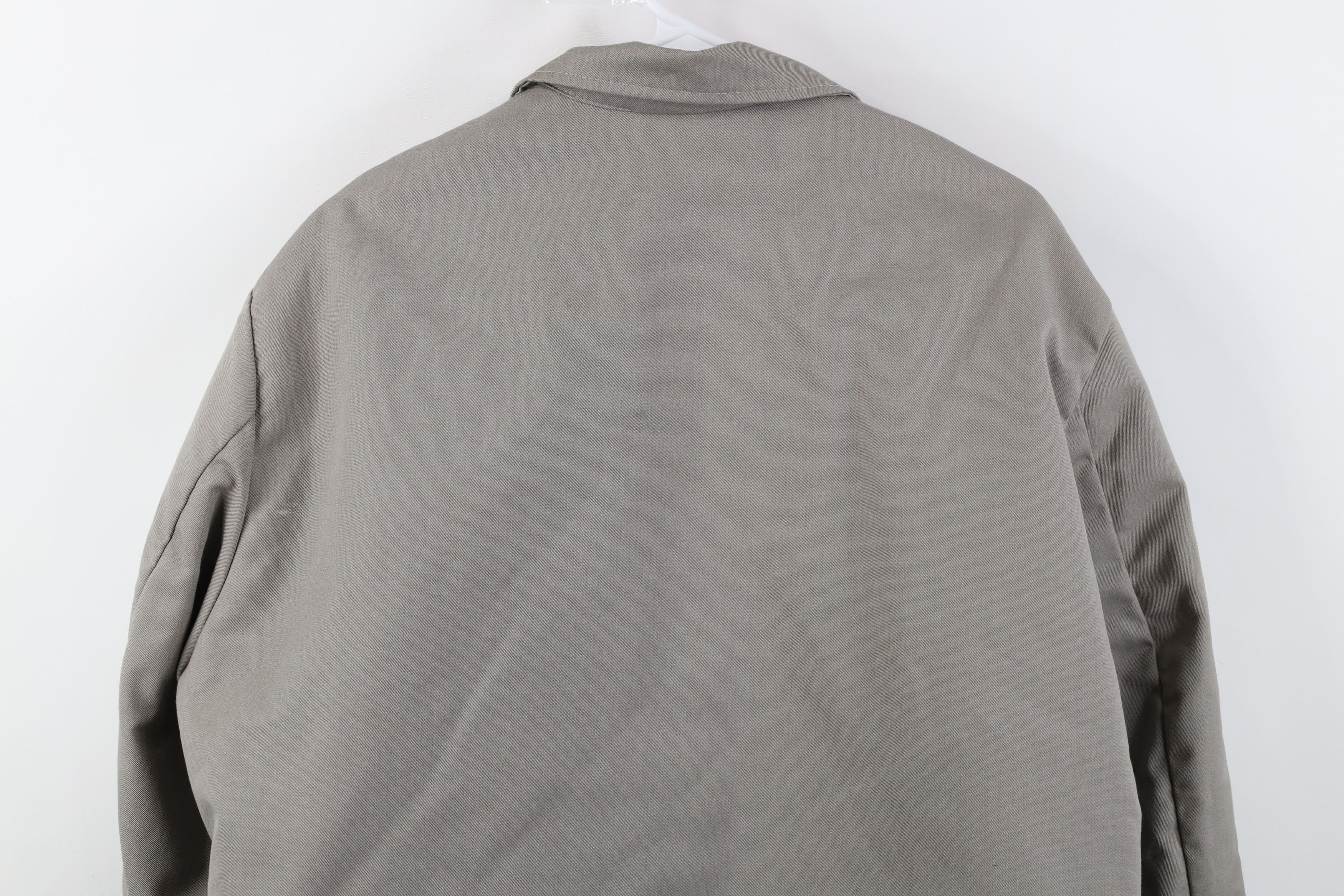 Vintage Vintage 70s BP Oil Quilted Full Zip Bomber Jacket Workwear Size US XL / EU 56 / 4 - 14 Thumbnail