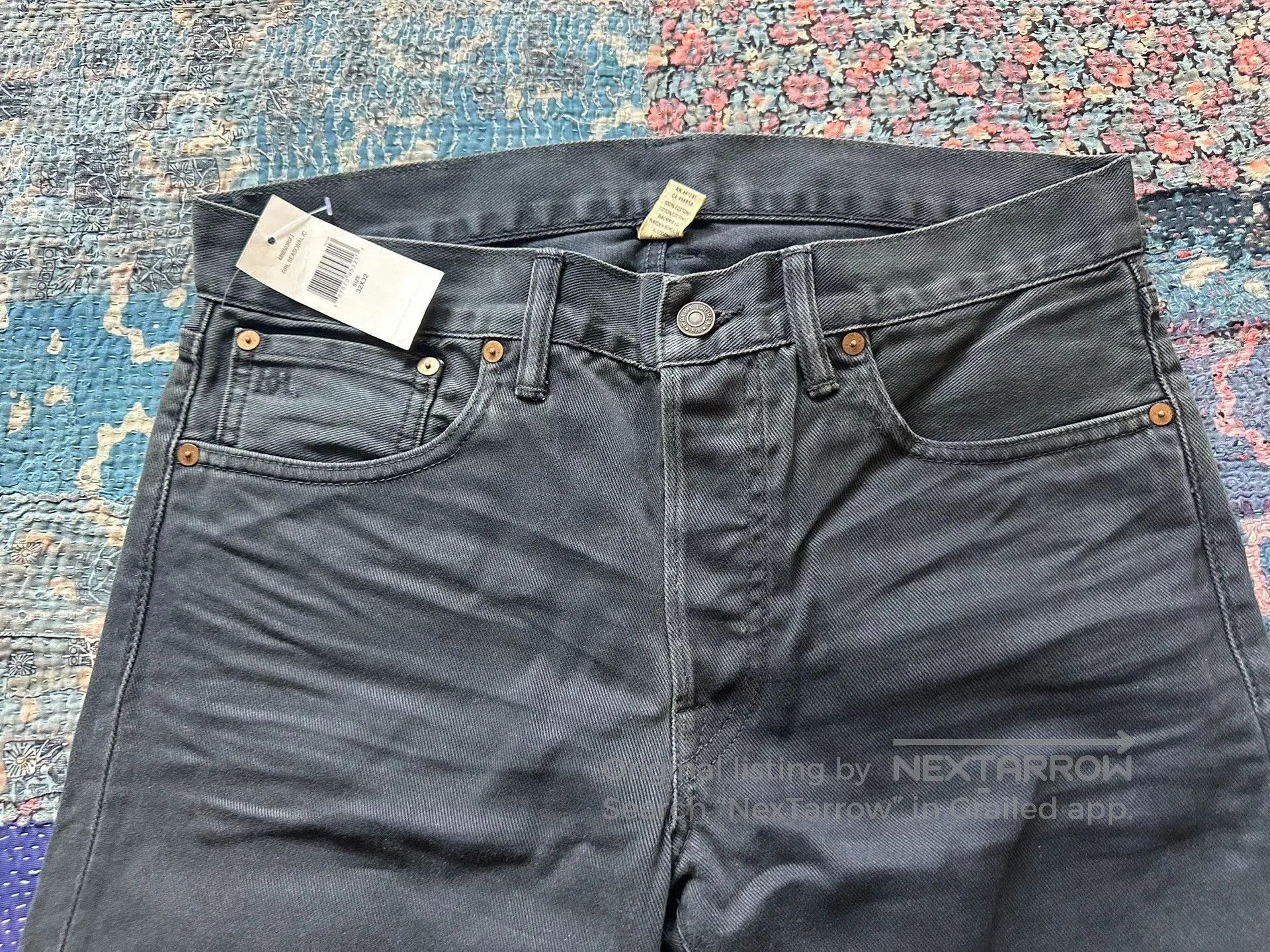 RRL Ralph Lauren black vintage style long pants. Size US 32 / EU 48 - 3 Thumbnail
