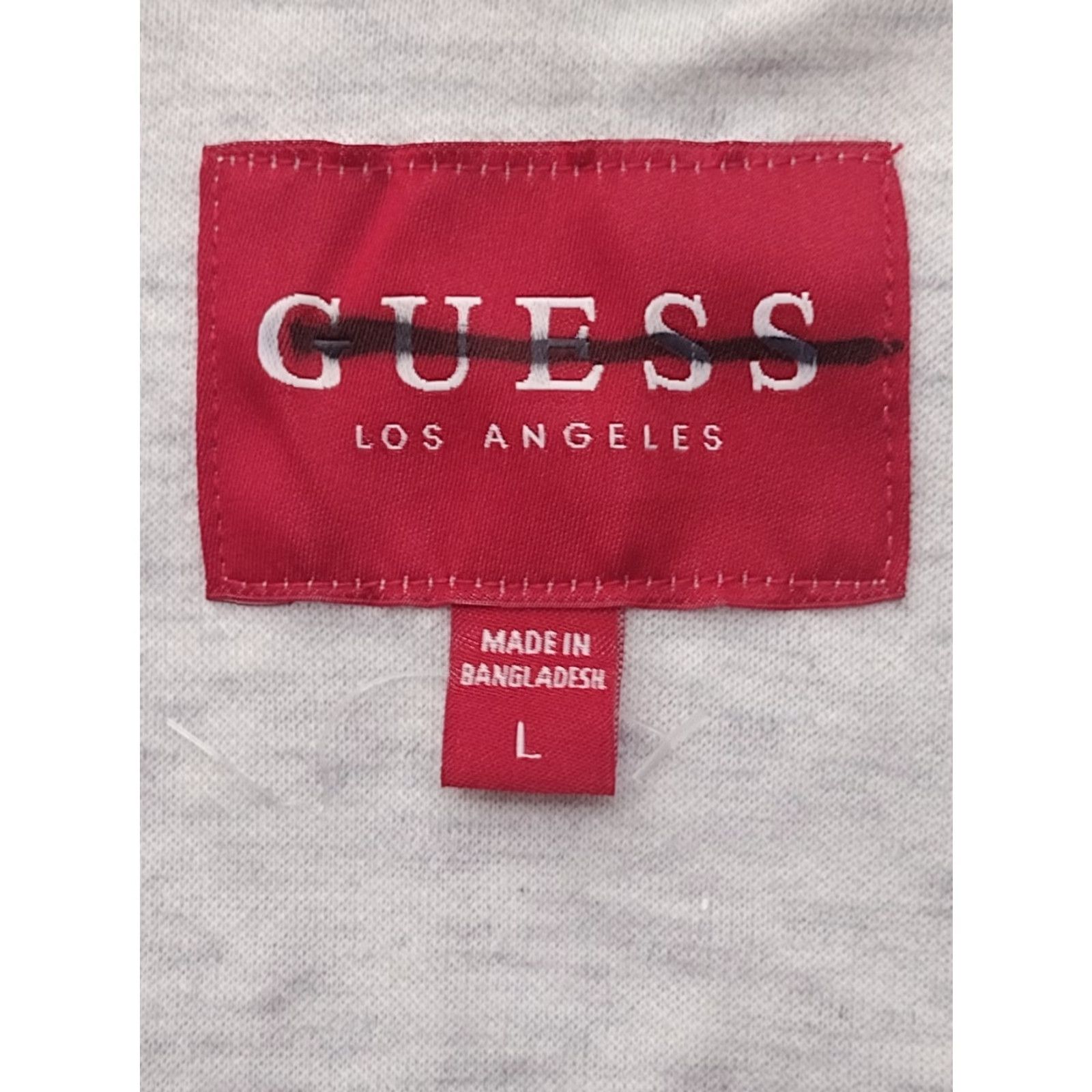 Guess Guess Men's Moto Jacket Color Light Grey Size L With Zipper Pockets Size US L / EU 52-54 / 3 - 5 Thumbnail