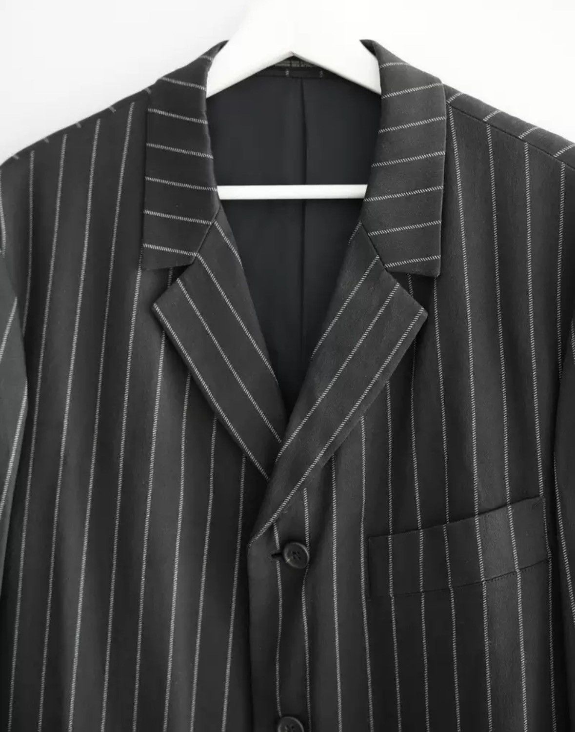Yohji Yamamoto Yohji Yamamoto 97aw diagonal striped suit 2412-Nextarrow Size US S / EU 44-46 / 1 - 3 Thumbnail