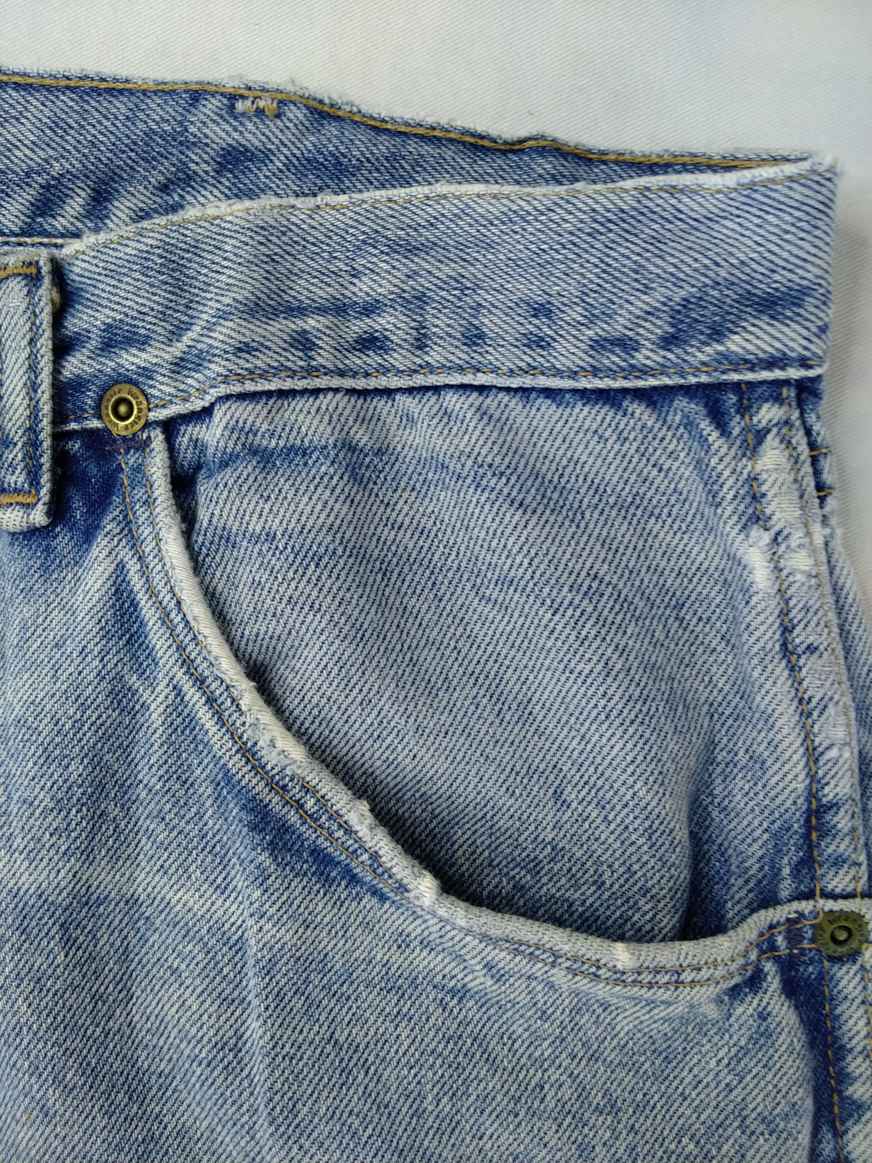 Vintage Vintage Light Wash Wrangler Jeans Denim 34x29.5 -JN474 Size US 34 / EU 50 - 10 Thumbnail