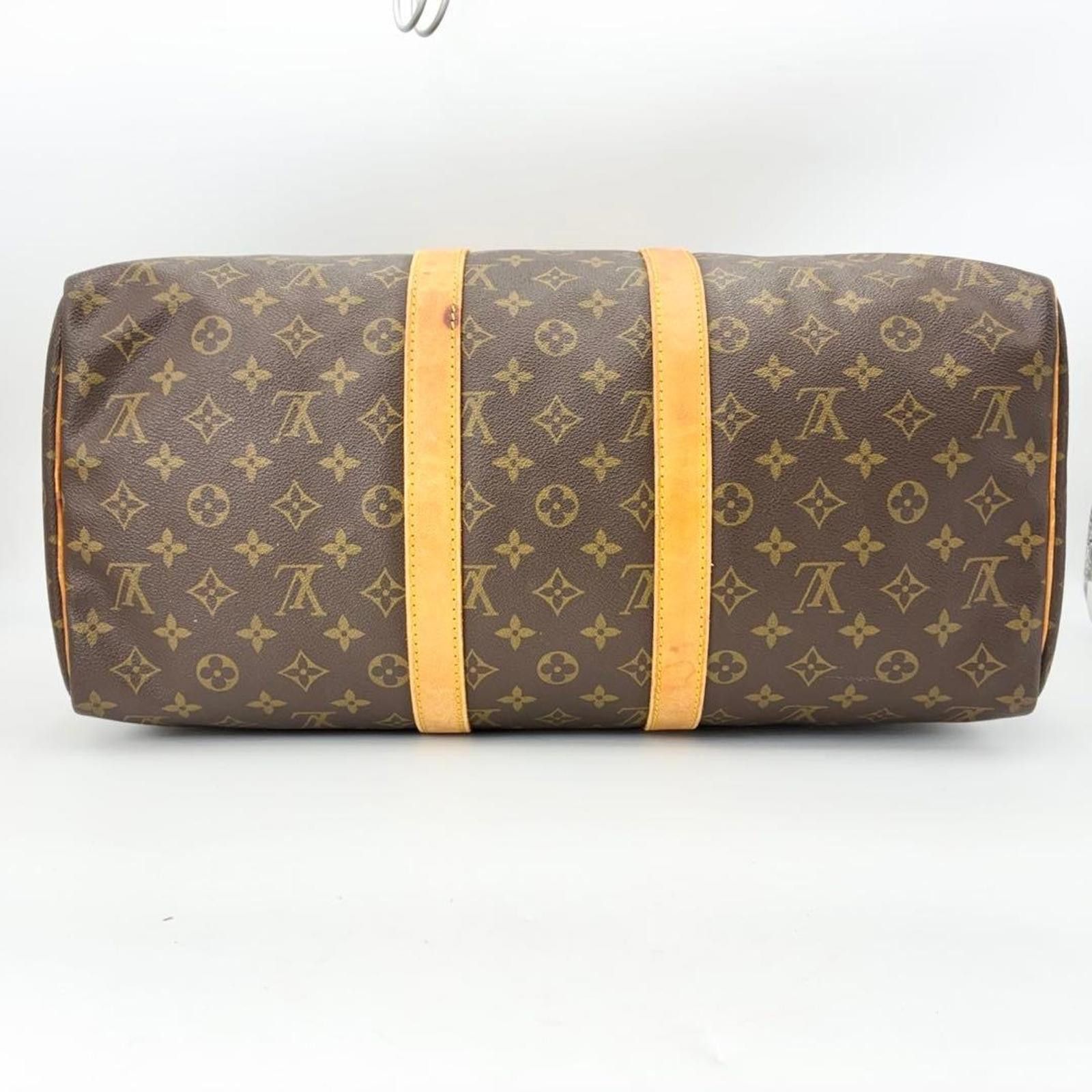 Louis Vuitton Louis Vuitton - Monogram Canvas Keepall 50 Travel Bag Size ONE SIZE - 9 Thumbnail