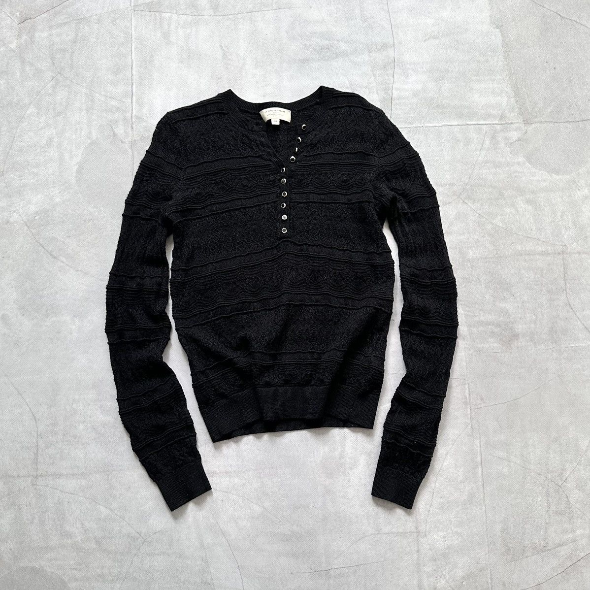 Sarah Pacini Sezane Knit Merino Wool Sweater Cardigan Lyna Jumper Size XS / US 0-2 / IT 36-38 - 1 Thumbnail