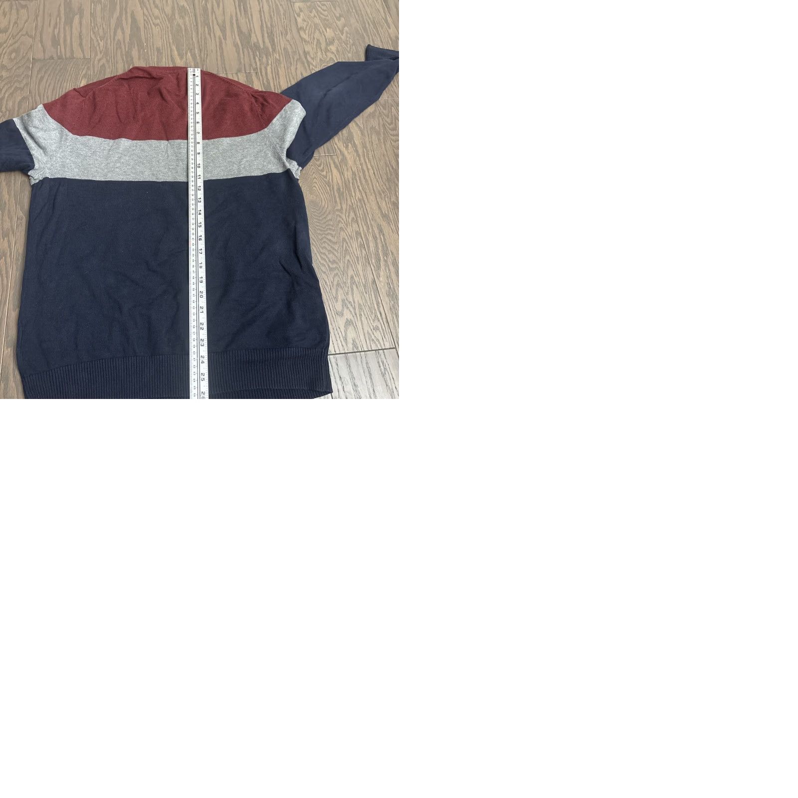 Banana Republic Banana Republic Sweater Mens Cotton Crewneck Pullover Colorblock Medium M Blue Size US M / EU 48-50 / 2 - 9 Thumbnail