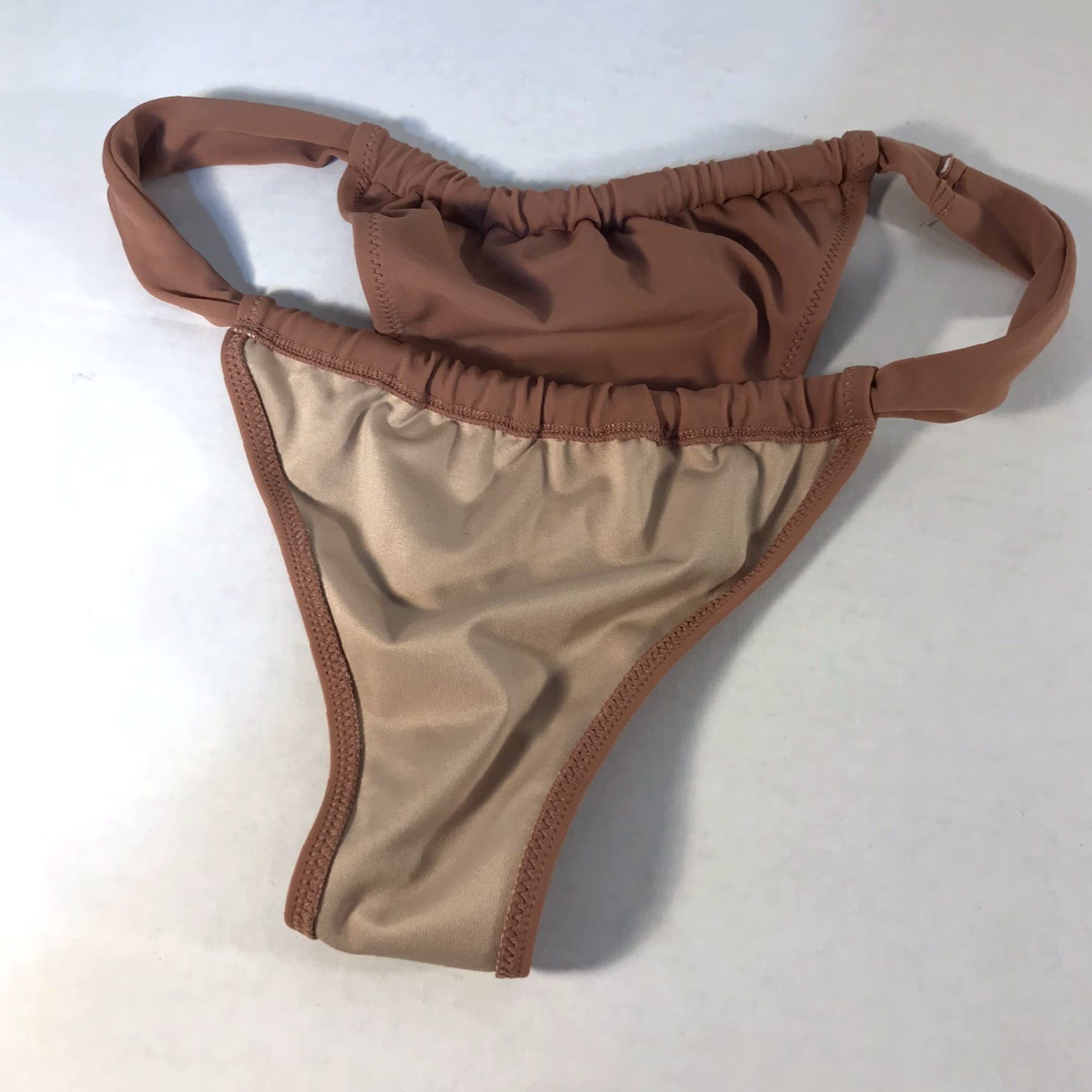 Vintage Shade & Shore Mauve Cheeky Bikini Bottoms Womens Size S Swimwear Size 28" / US 6 / IT 42 - 4 Thumbnail