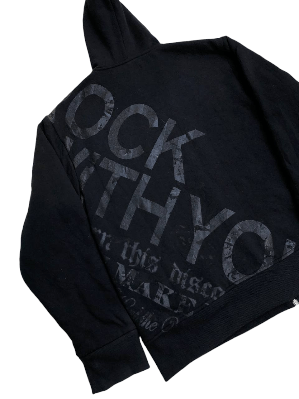 Japanese Brand Defectibe struct fleece hoodie Size US L / EU 52-54 / 3 - 3 Thumbnail
