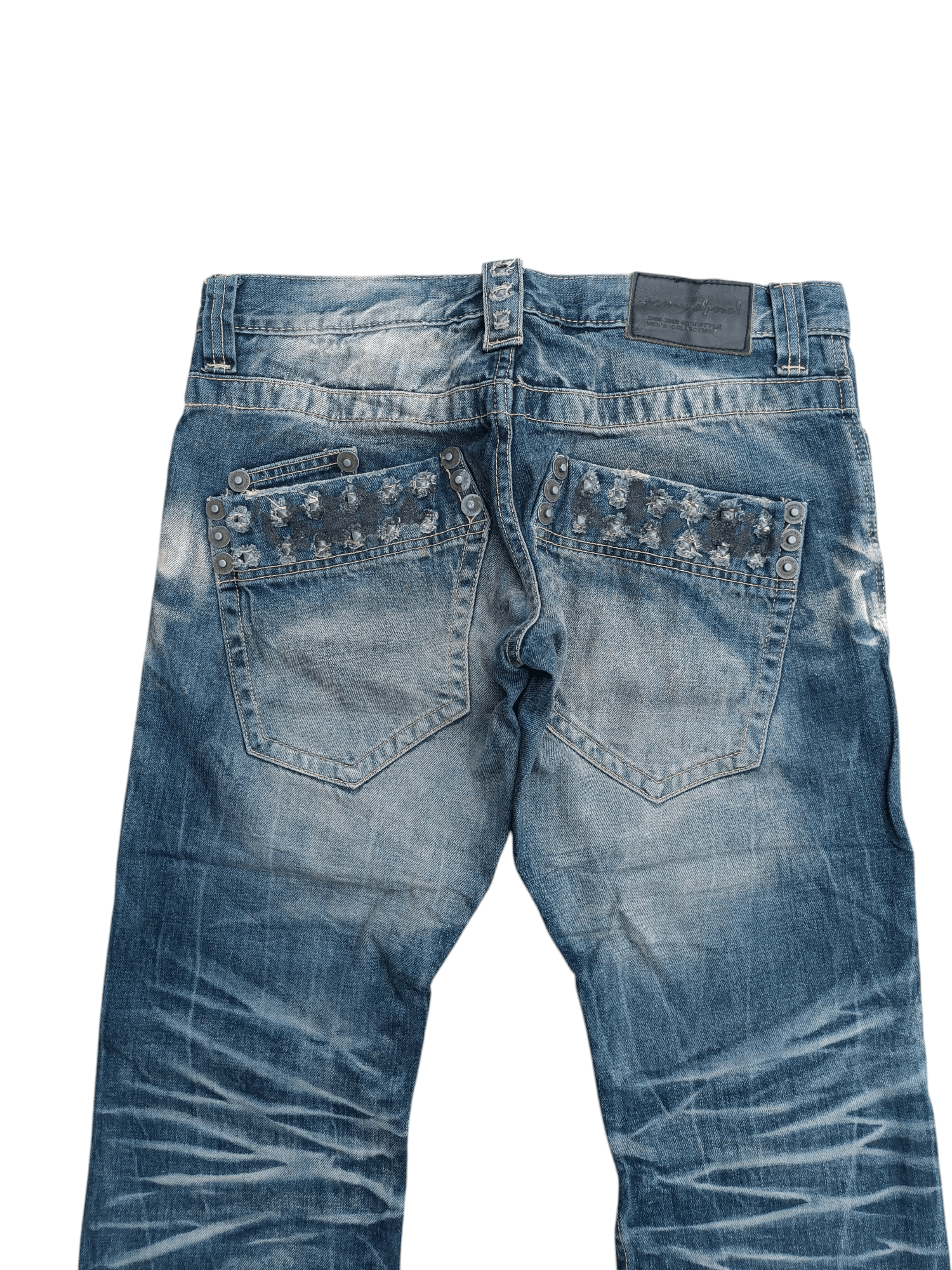 Japanese Brand × Seditionaries × Vintage FLARED💥ARMY OF NO WHISKERS STUD SEDITIONARIES DENIM Size US 32 / EU 48 - 9 Thumbnail