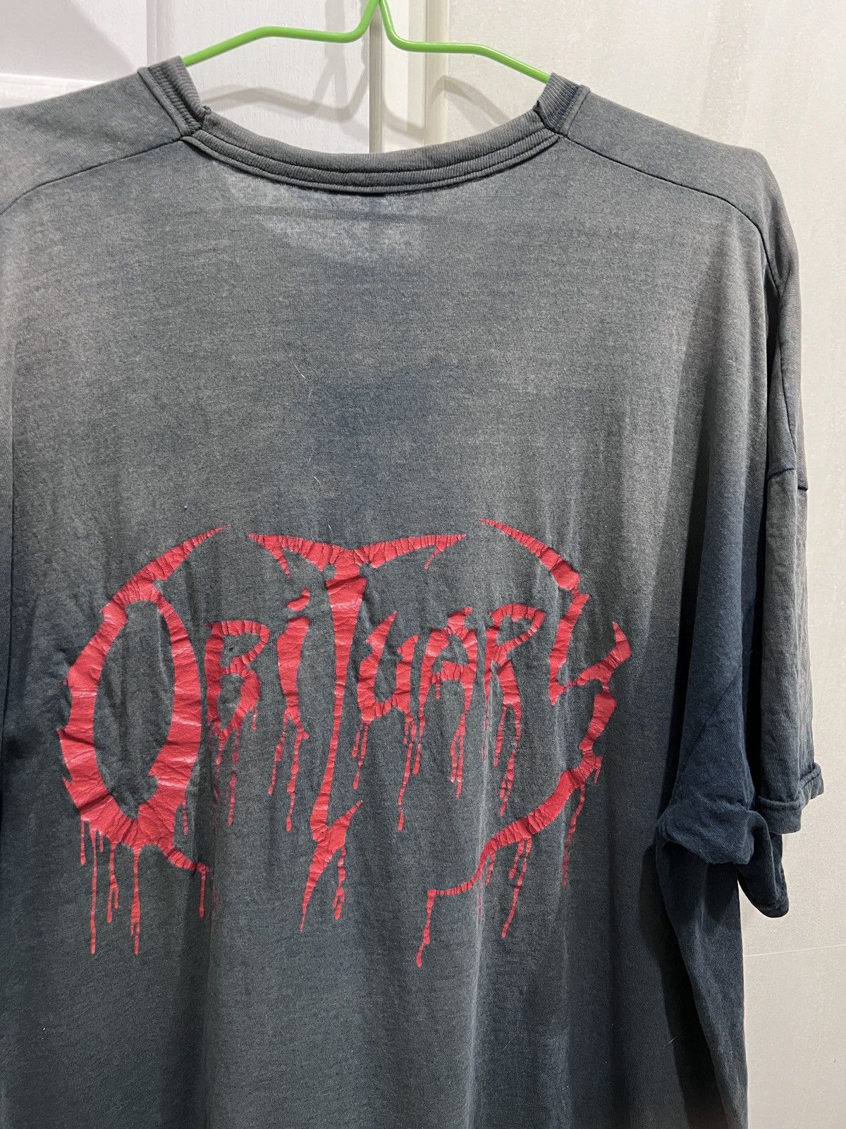 Band Tees Vintage Y2K Obituary Cause Of Death Tee 2XL Faded Thrashed Size US XXL / EU 58 / 5 - 4 Thumbnail