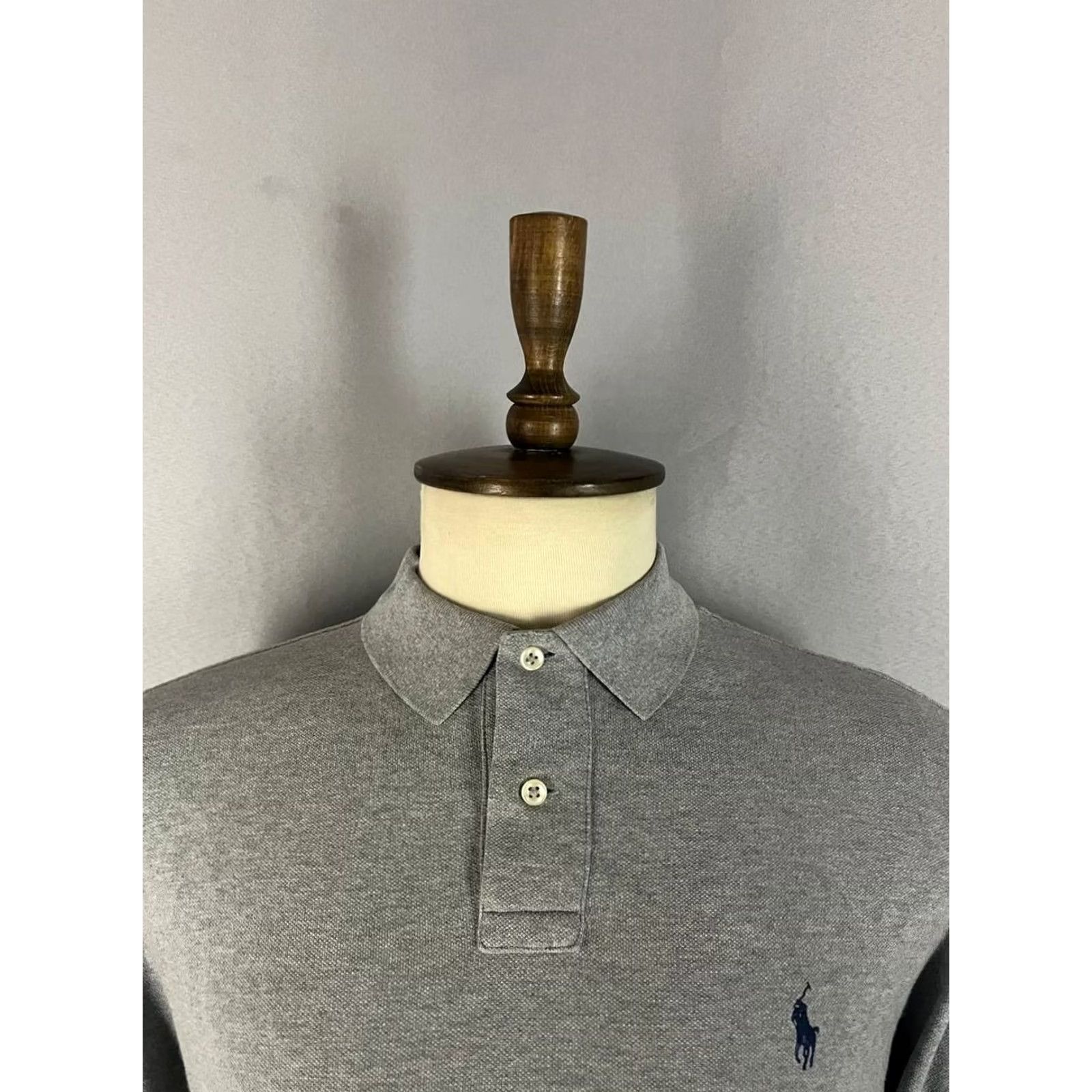Polo Ralph Lauren Polo Ralph Lauren Polo Shirt Mens Golf Shirt Size L Gray Cotton Long Sleeve Slim-Fit Size US L / EU 52-54 / 3 - 4 Thumbnail