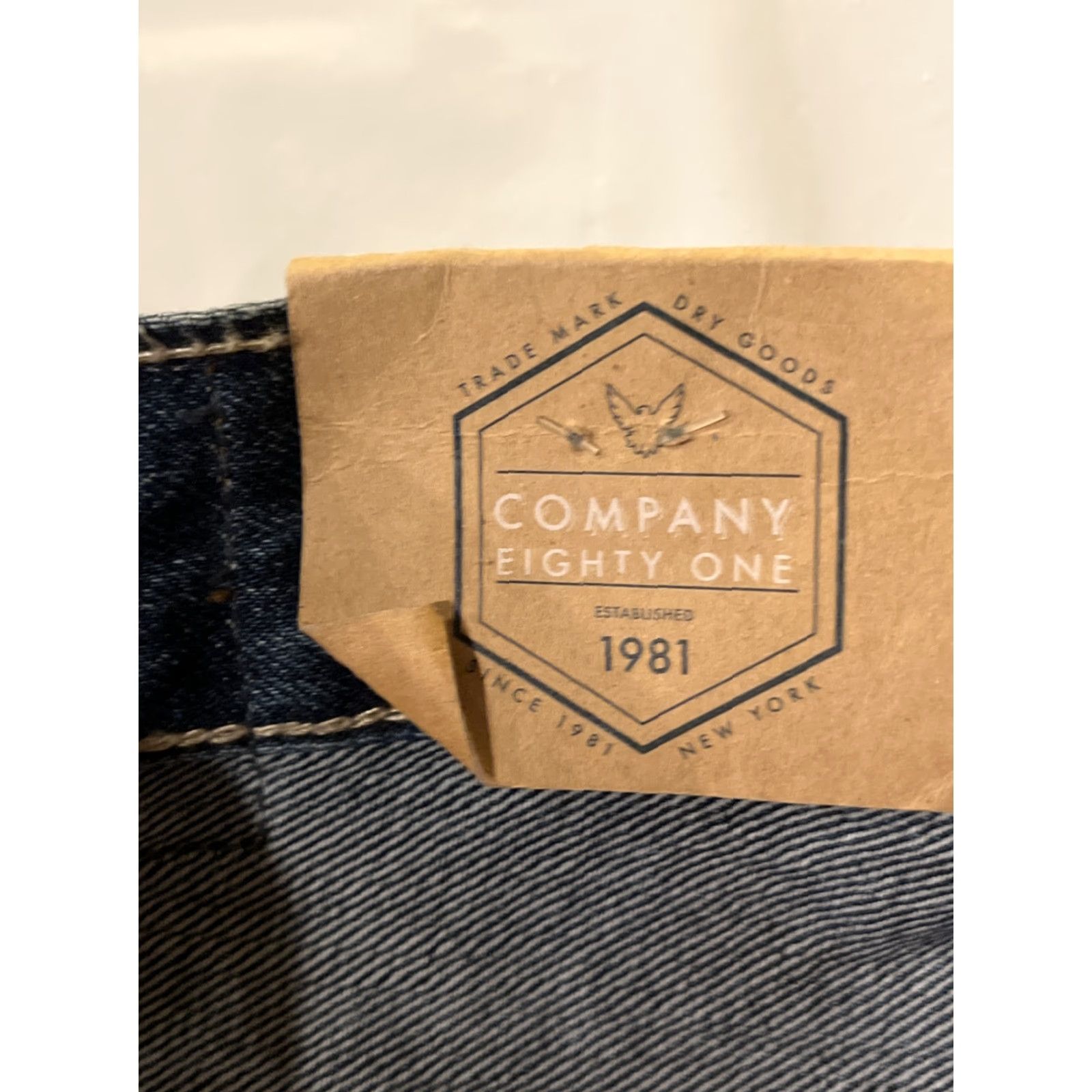 Vintage VINTAGE not applicable here; Company 81 Jeans Slim Fit 36/30 Men Denim Pants Blue 5-Pocket Belt Loops Mid Rise Regular Fit Cotton Jeans Size US 36 / EU 52 - 5 Thumbnail