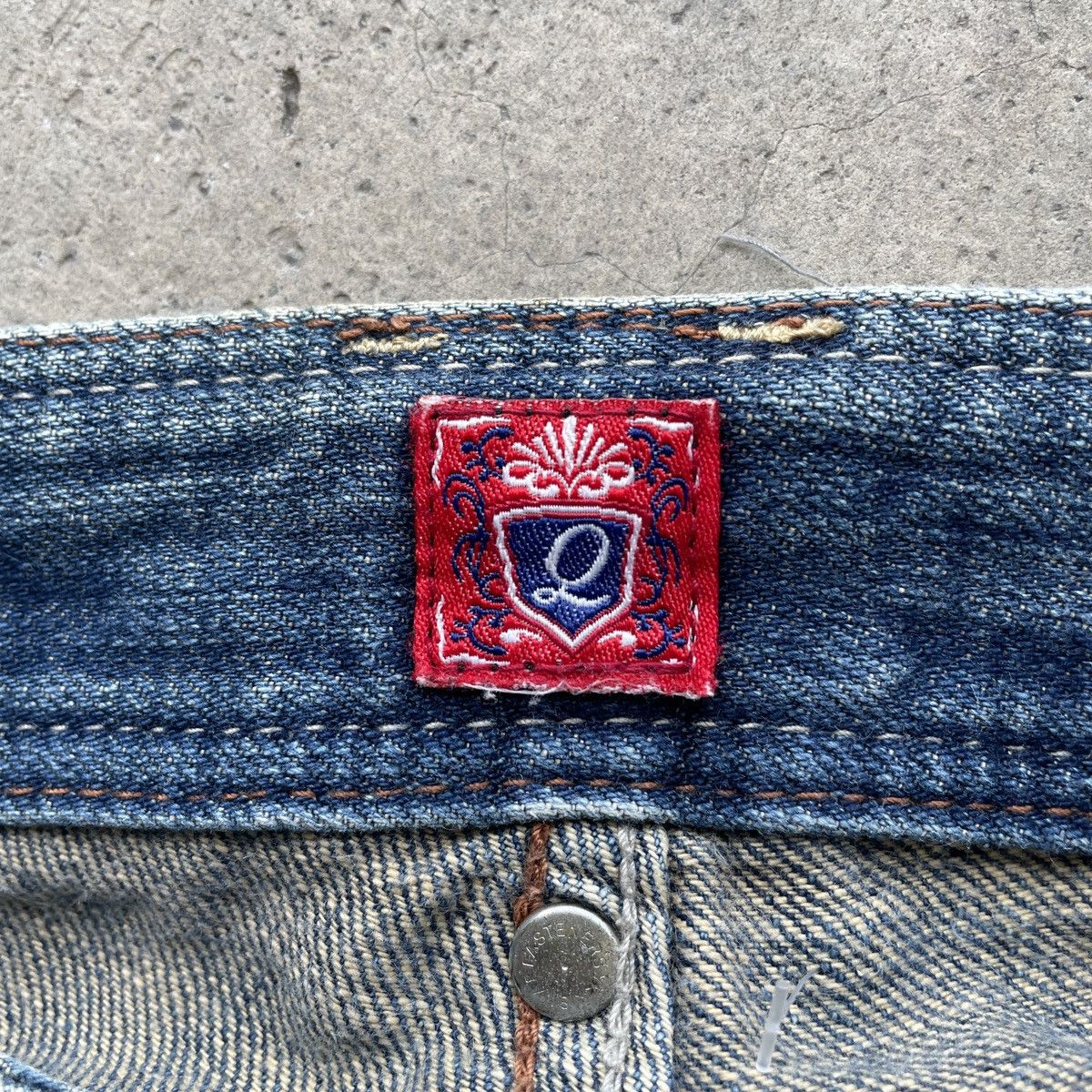 Japanese Brand Vintage Japanese FLARE Faded BOOTCUT Jeans Denim Pants RARE Size US 32 / EU 48 - 7 Thumbnail