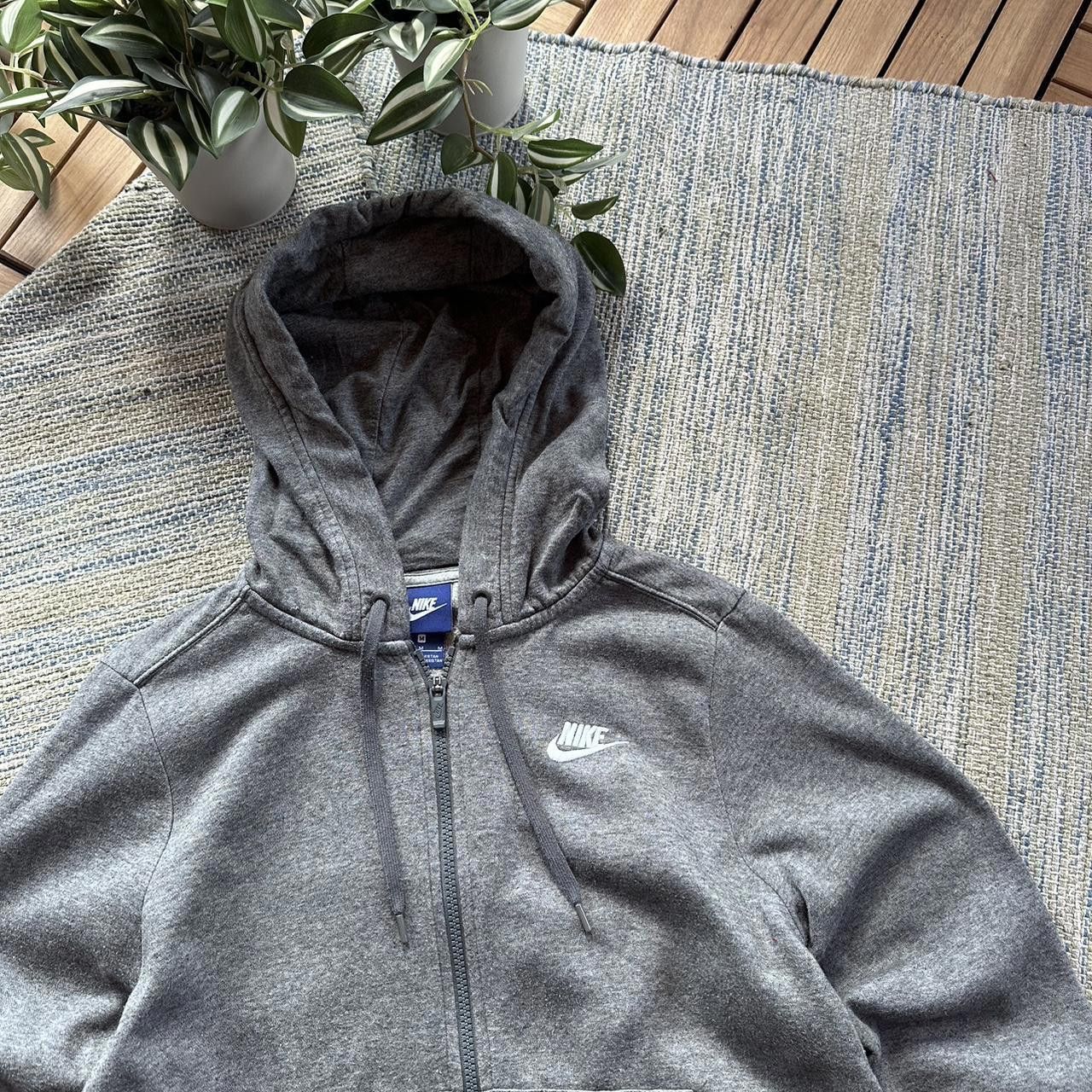 Nike Vintage Y2K Nike Swoosh Logo Zip Up Boxy Hoodie Size US M / EU 48-50 / 2 - 3 Thumbnail