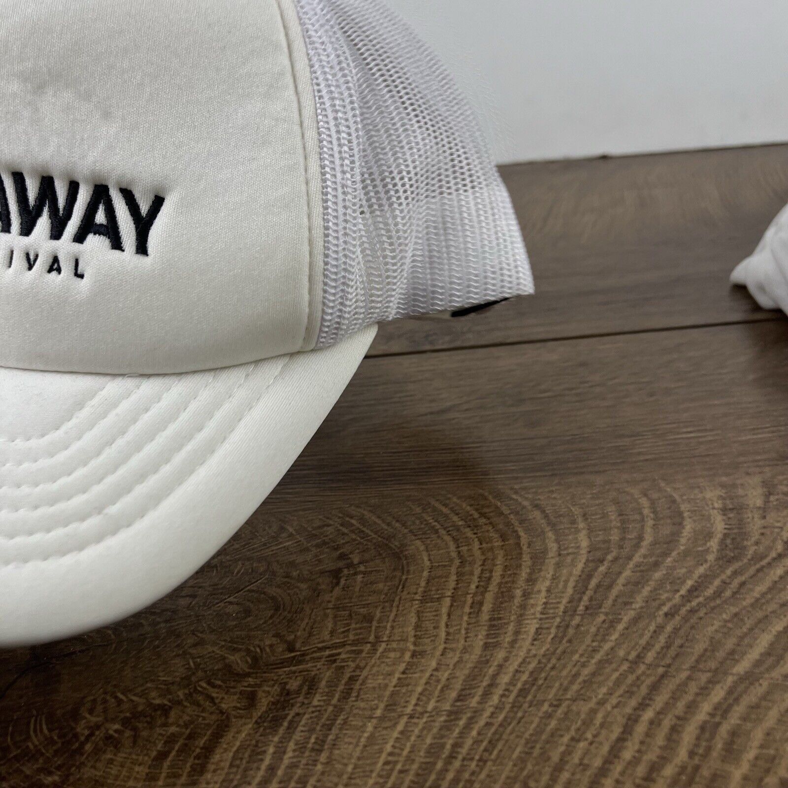 Other Breakaway Musical Festival Hat White Cap Hat Adjustable Hat Size ONE SIZE - 9 Thumbnail
