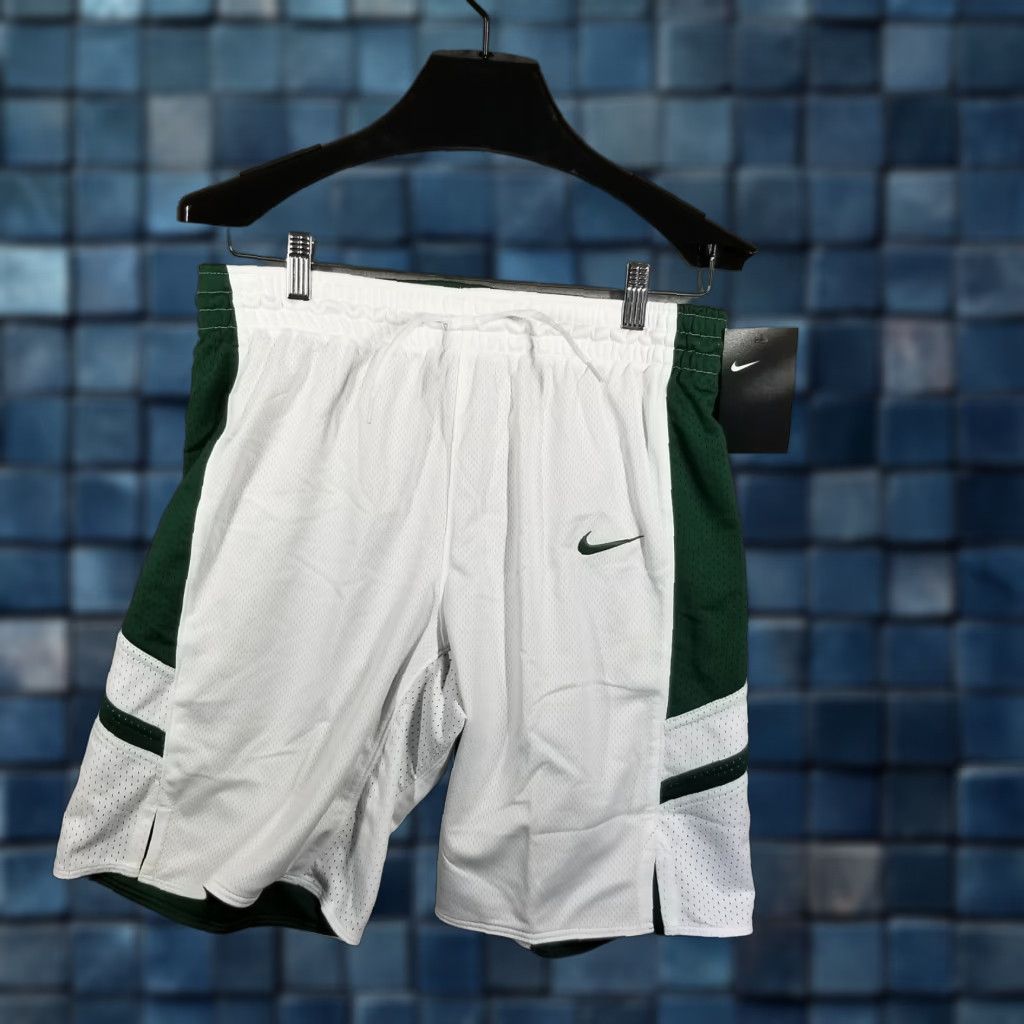 Nike Basketball Reversible Stock Game Short Men's Medium White Green AA0083-111