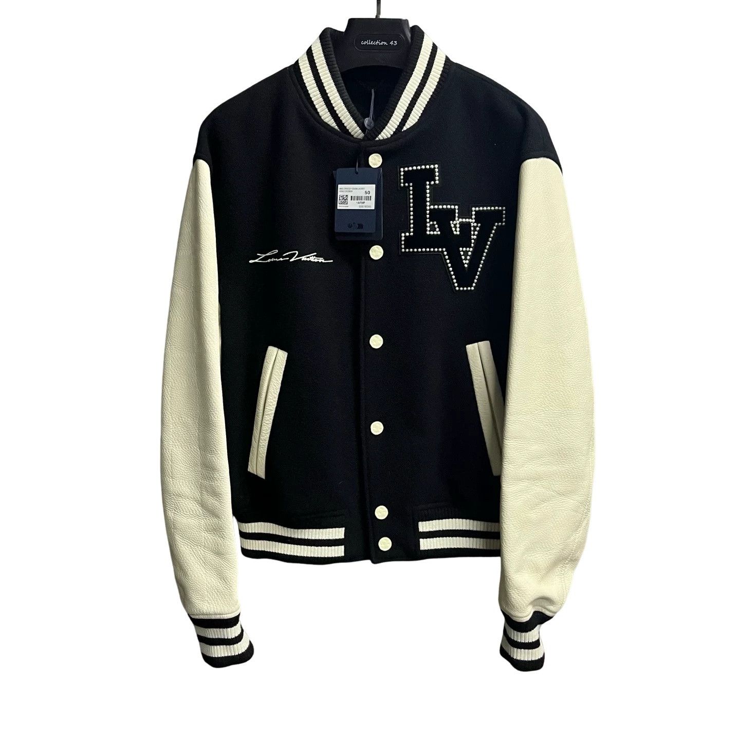 Louis Vuitton Louis Vuitton Logo Print Varsity Jacket 50 Size US M / EU 48-50 / 2 - 1 Thumbnail