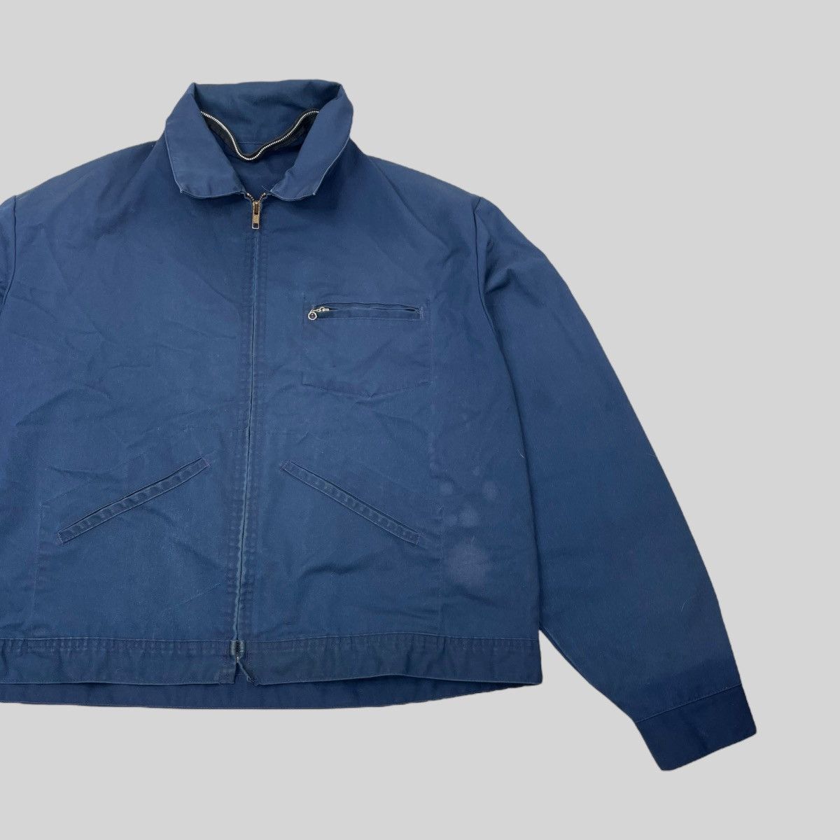 Vintage Vintage Oshkosh zip up mechanic jacket Size US L / EU 52-54 / 3 - 3 Thumbnail