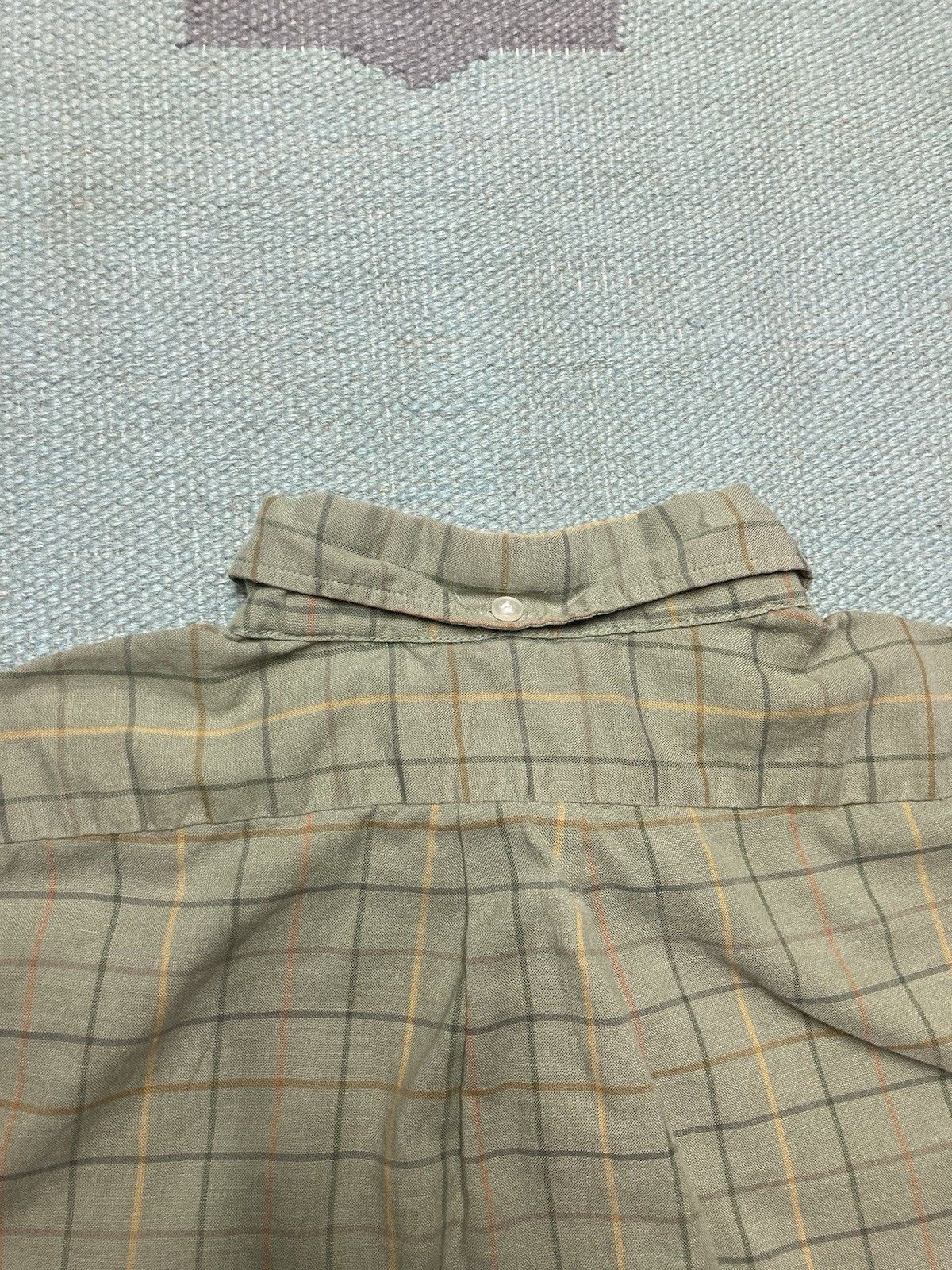 Vintage Vintage 60s 70s button shirt distressed plaid men’s large Size US L / EU 52-54 / 3 - 10 Thumbnail