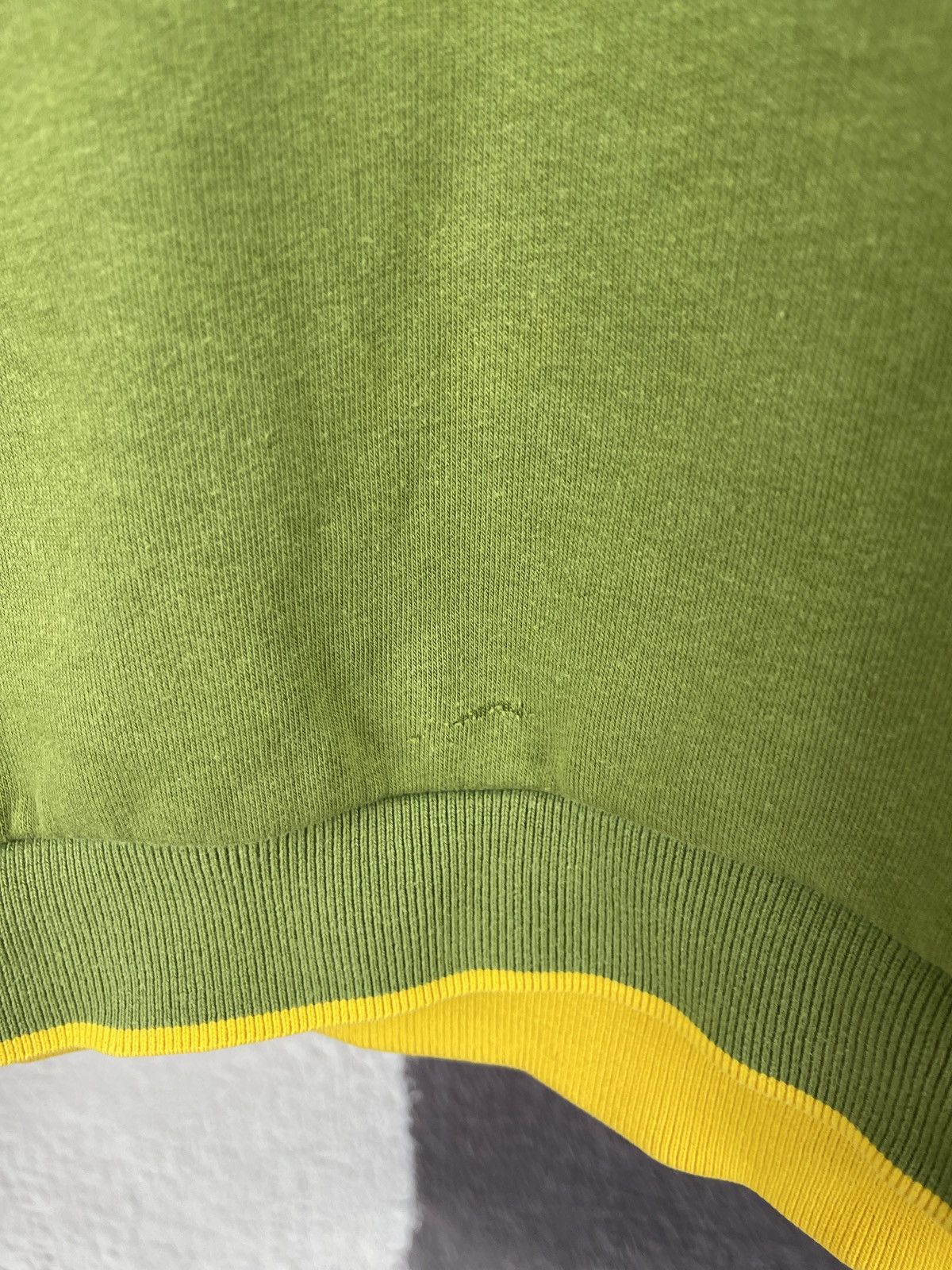 Nike × Vintage Nike vintage y2k green big logo short sleeve hoodie swoosh Size US M / EU 48-50 / 2 - 7 Thumbnail