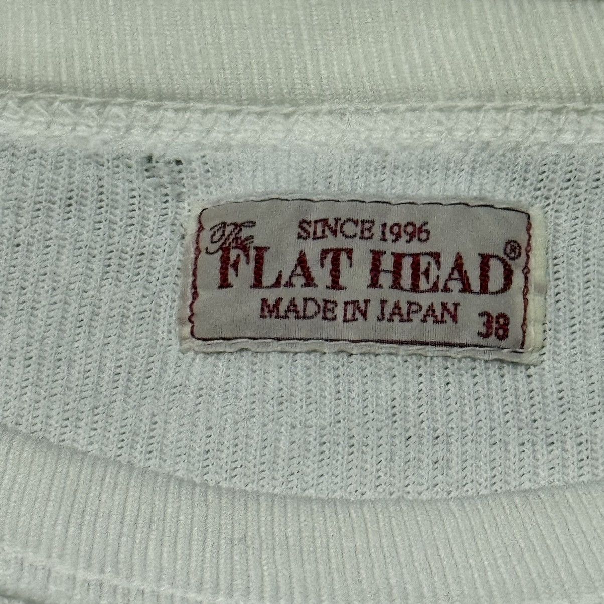 The Flat Head The Flat Head Motorcycle Long Sleeve Big Logo T Shirt Size US S / EU 44-46 / 1 - 8 Thumbnail