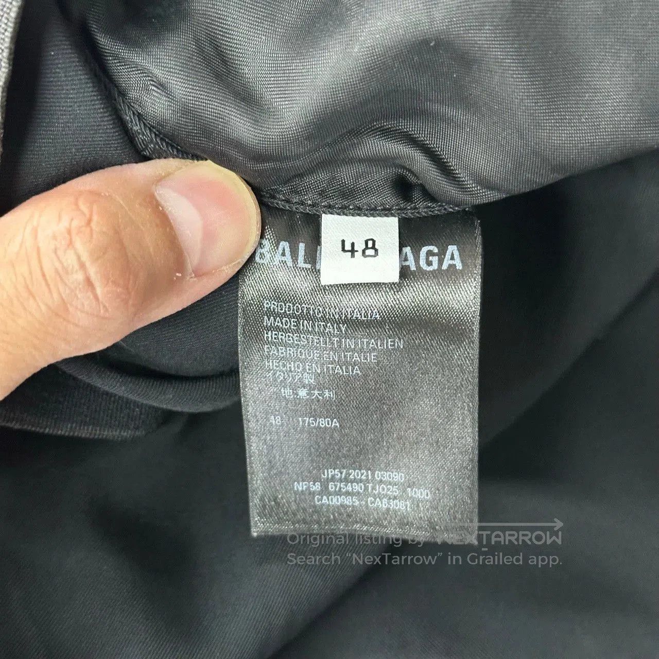 Balenciaga balenciaga letter print sports trousers size 48. Size US 40 / EU 56 - 4 Thumbnail