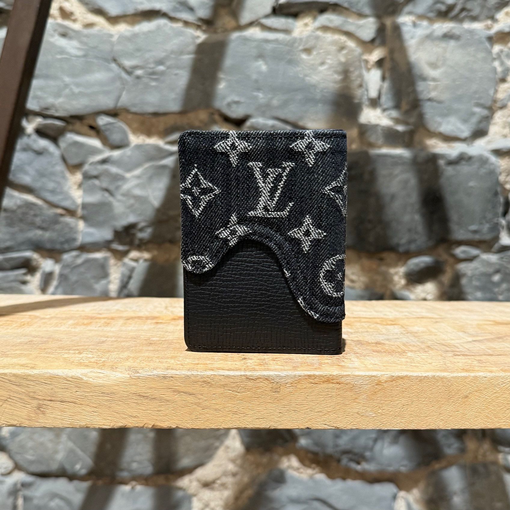 Louis Vuitton × Nigo Louis Vuitton X Nigo LV Made Denim Monogram Pocket Organizer Size ONE SIZE - 3 Thumbnail