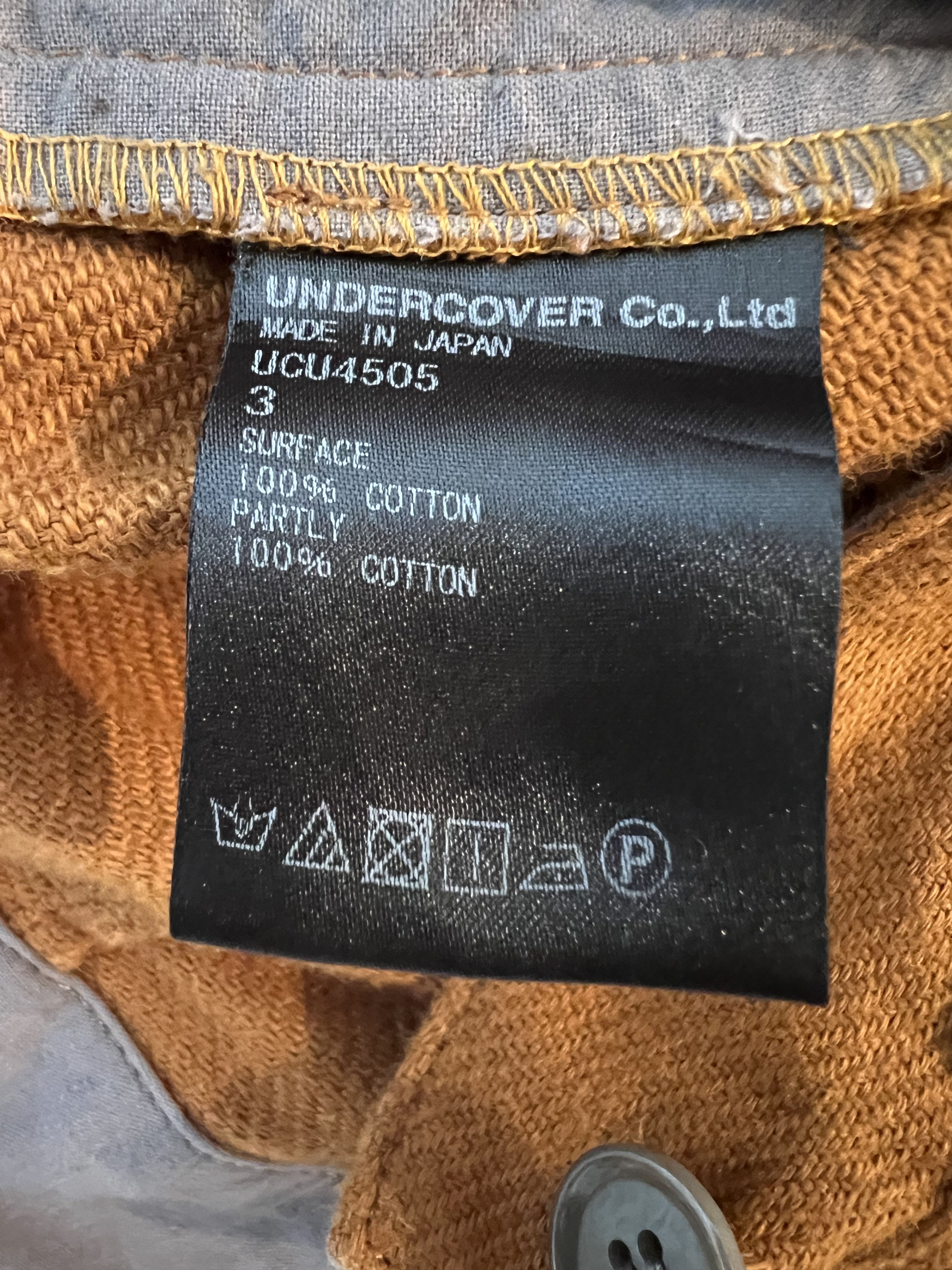 Undercover Undercover Tan with Grey Waist Tie Cropped Pants Size US 30 / EU 46 - 8 Thumbnail