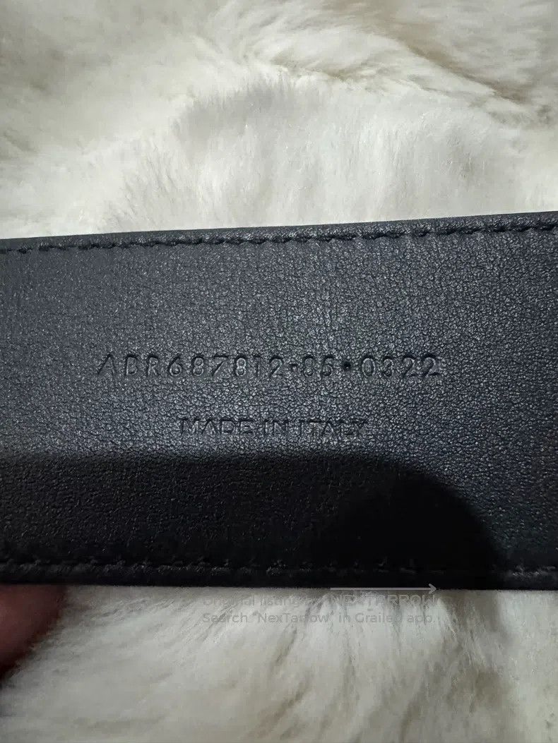Saint Laurent Paris Saint Laurent Paris size 85 Double Ring Leather Belt Size ONE SIZE - 7 Thumbnail