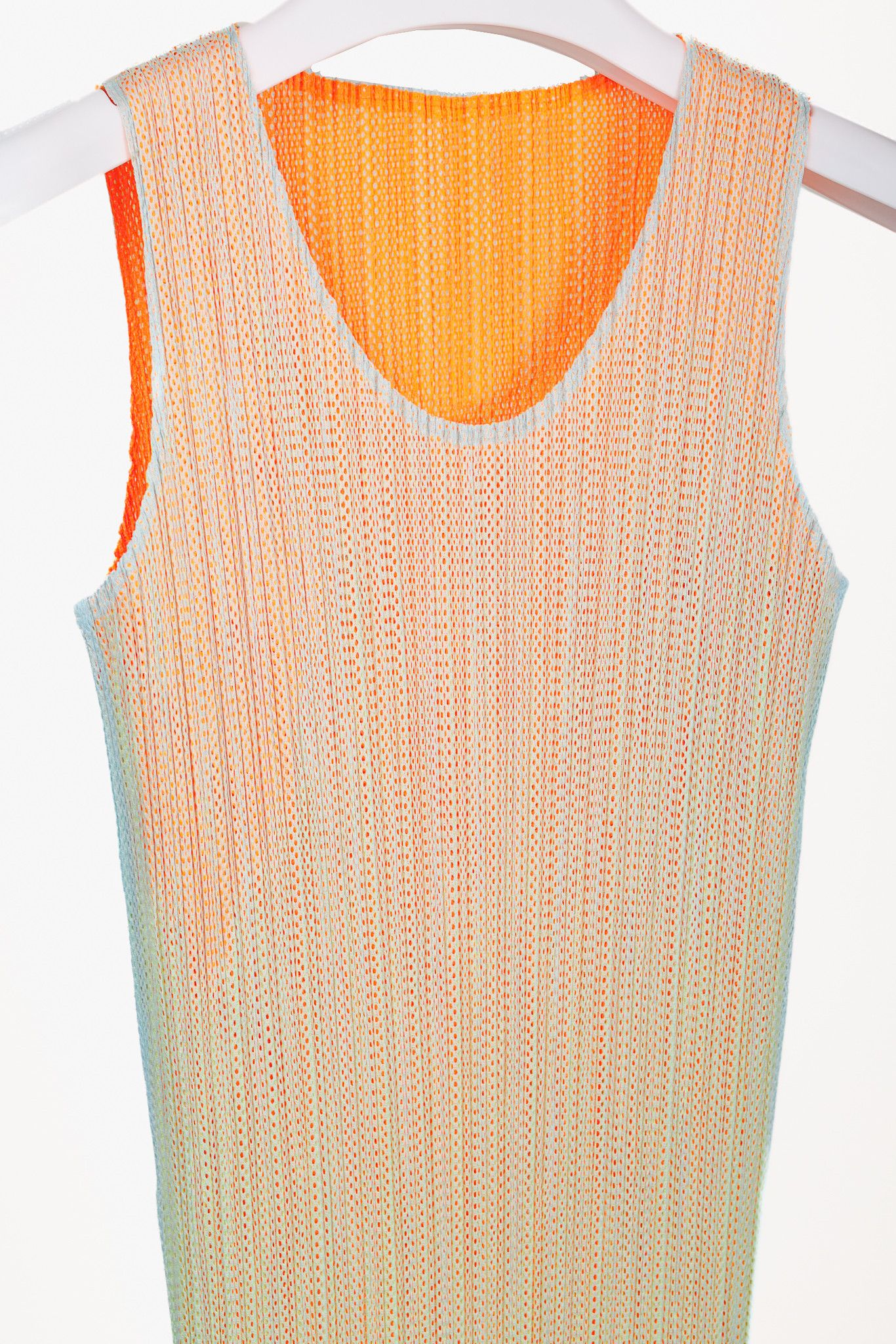 Pleats Please Issey Miyake Pleats Please Issey Miyake Gradient Mesh Overlay Dress Size M / US 6-8 / IT 42-44 - 3 Thumbnail