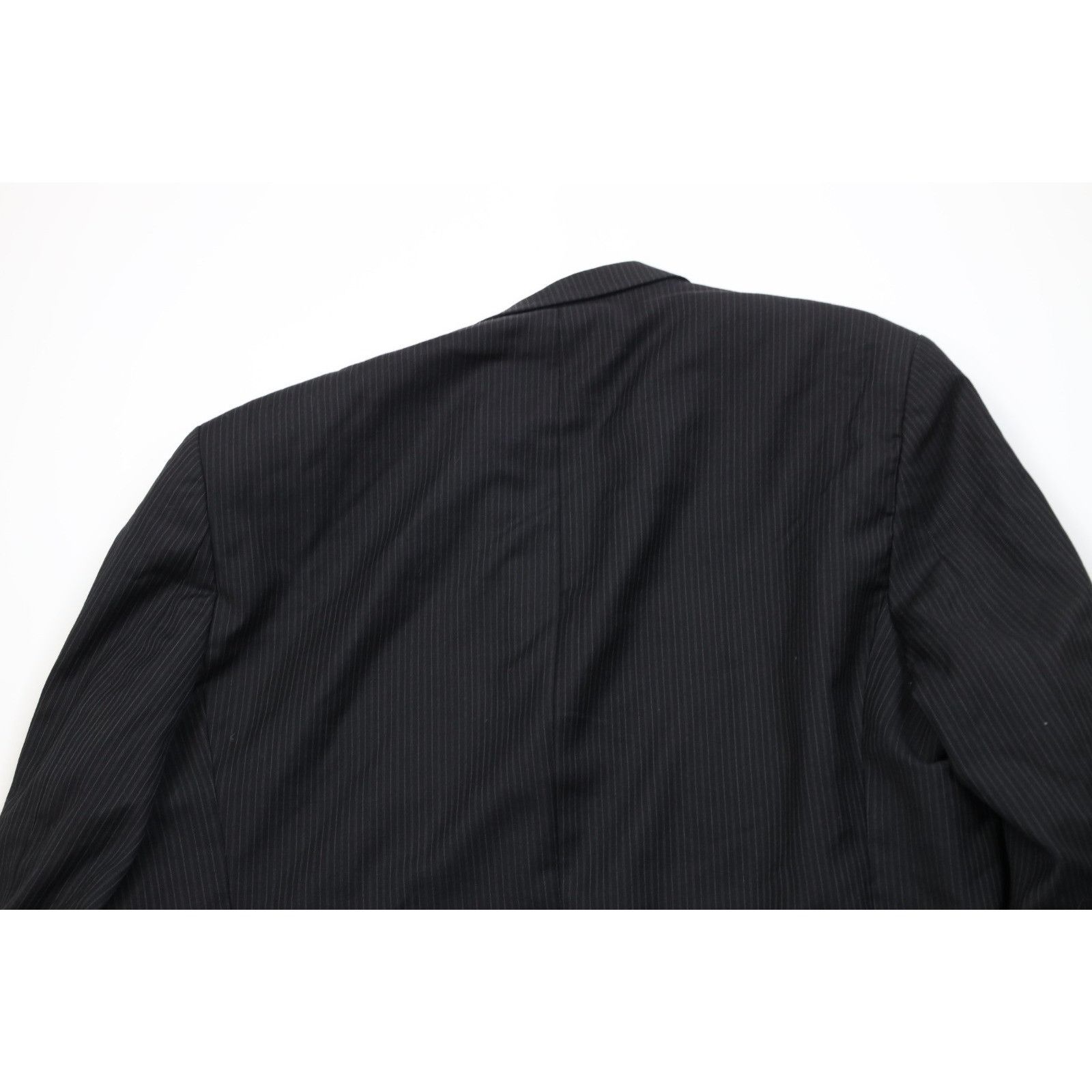 Calvin Klein Vintage Calvin Klein 2 Piece Wool Suit Wedding Black Size 44R - 8 Thumbnail