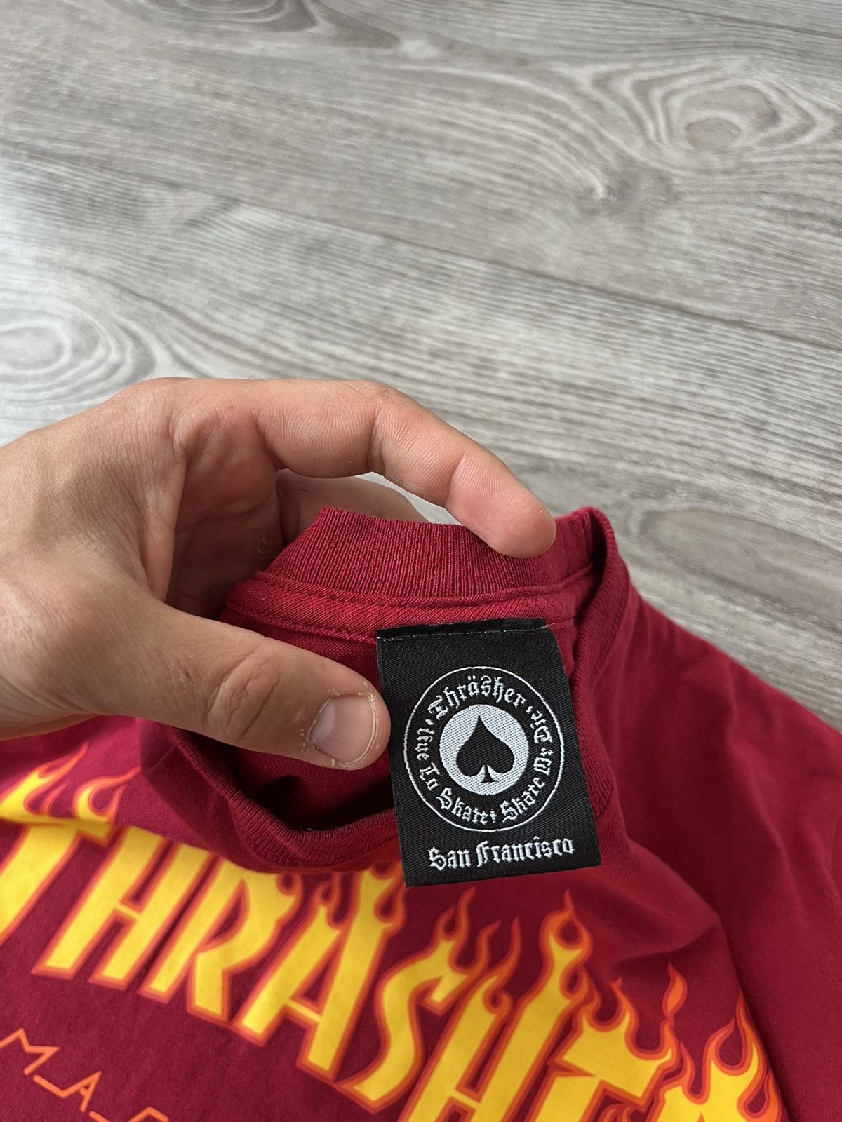 Thrasher ‼️VINTAGE THRASHER ORIGINAL FIRE LOGO USA DRIP STYLE TEE‼️ Size US S / EU 44-46 / 1 - 10 Thumbnail