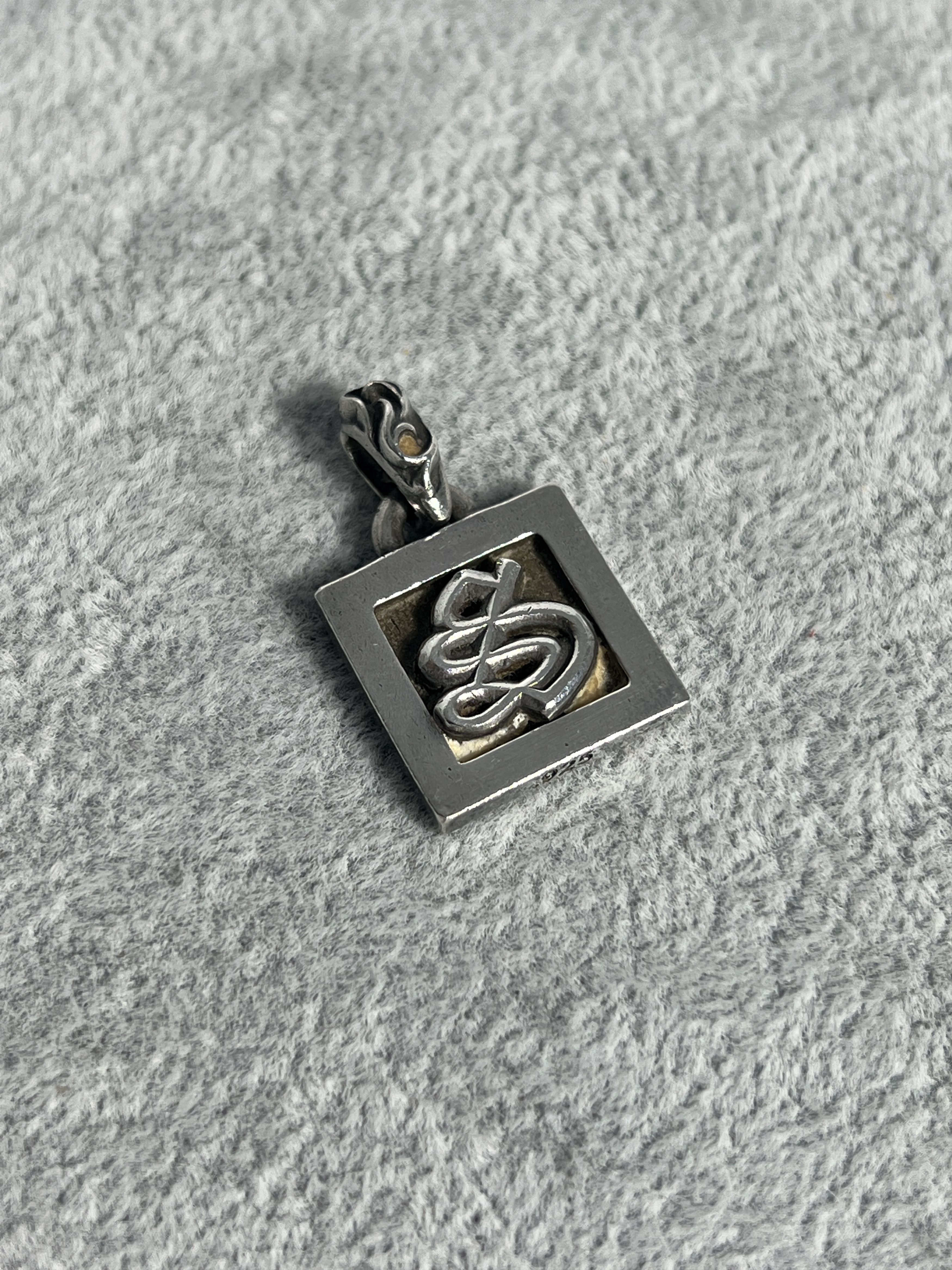 Chrome Hearts Chrome Hearts CH Square Pendant 2002 .925 Silver Size ONE SIZE - 7 Thumbnail