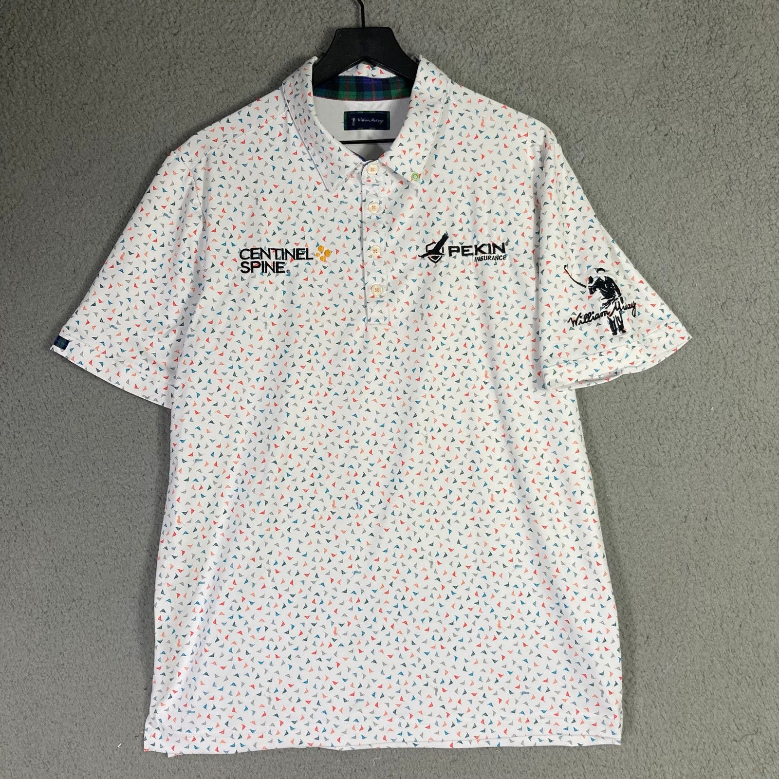 Other Men's Golf Polo Shirt L Multicolor Geometric Short Sleeve Size US L / EU 52-54 / 3 - 3 Thumbnail