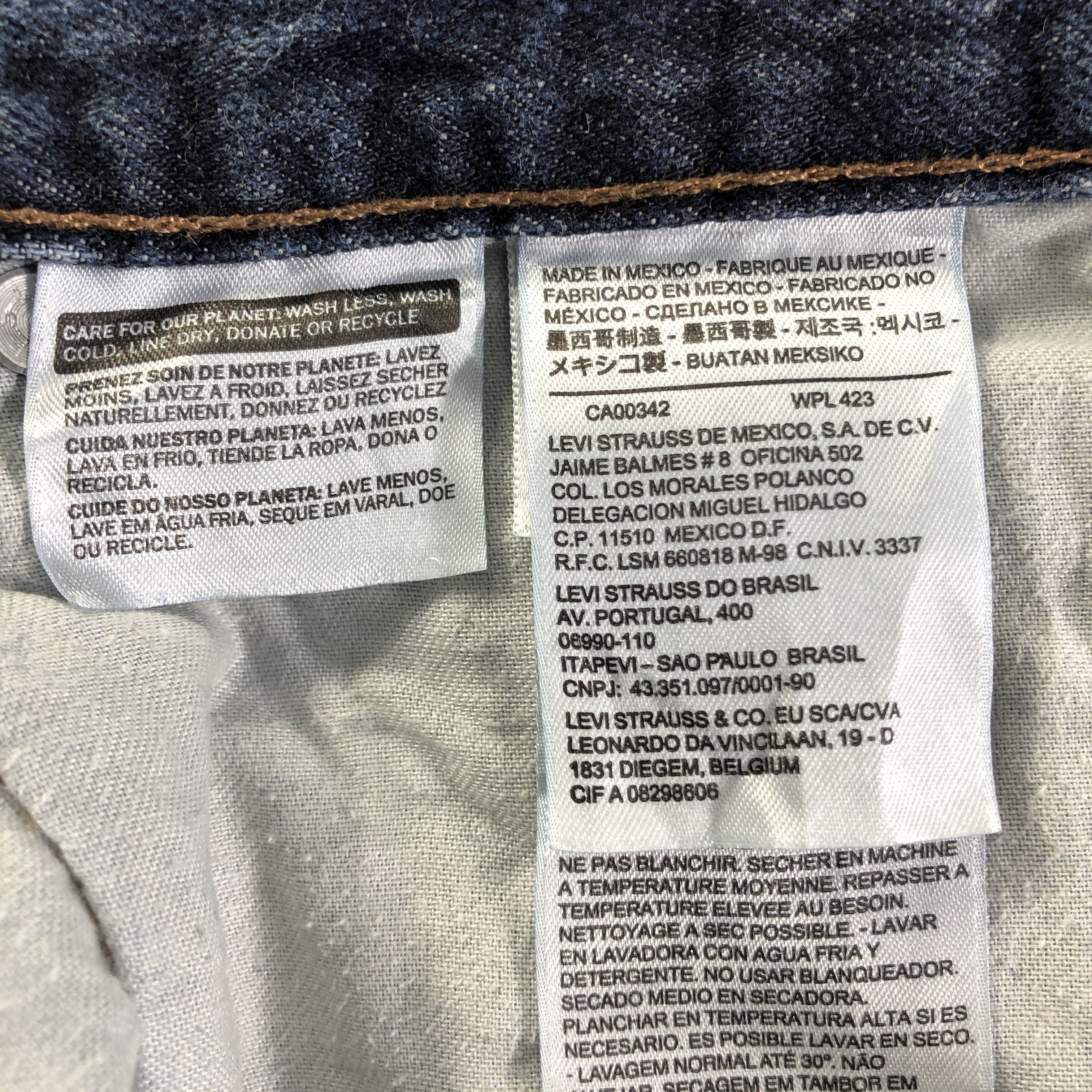 Levi's Vintage Blue Wash Levis 541 Jeans-J3524 Size US 35 - 9 Thumbnail