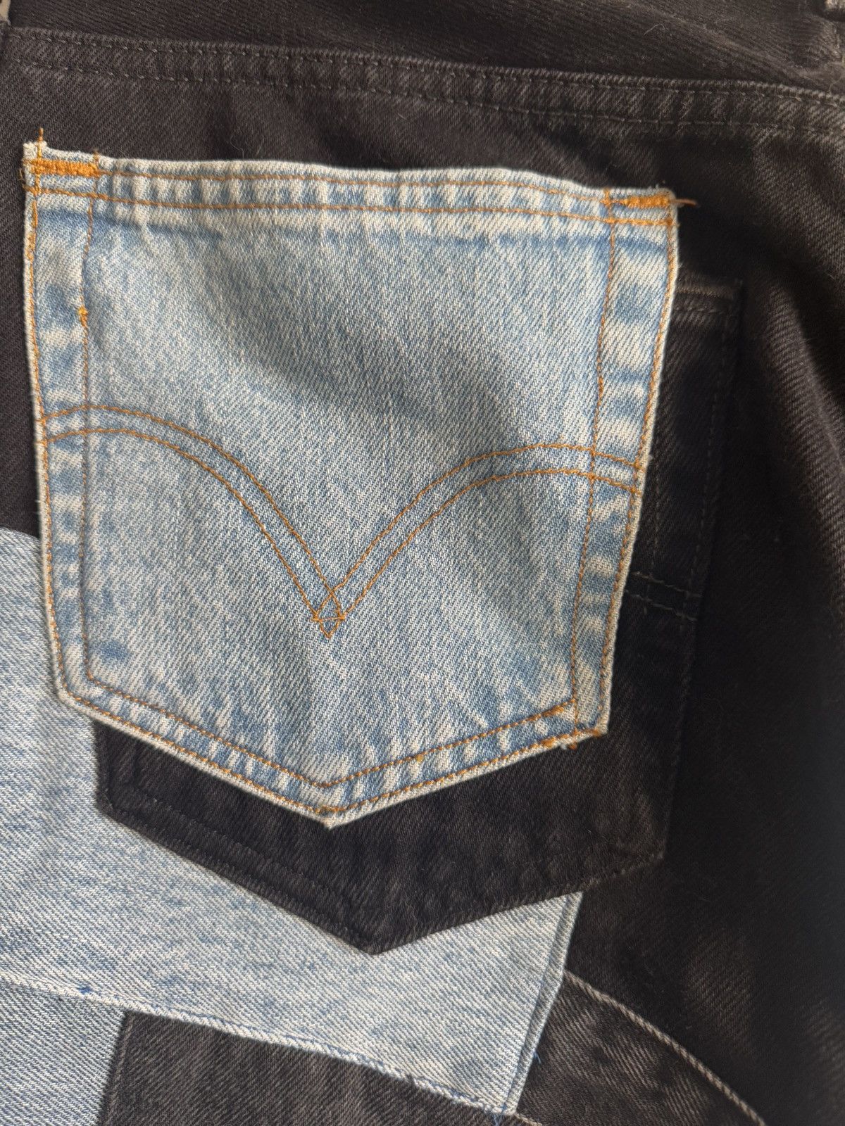 Levi's Custom recycled Levis jeans patchwork denim Size US 32 / EU 48 - 9 Thumbnail