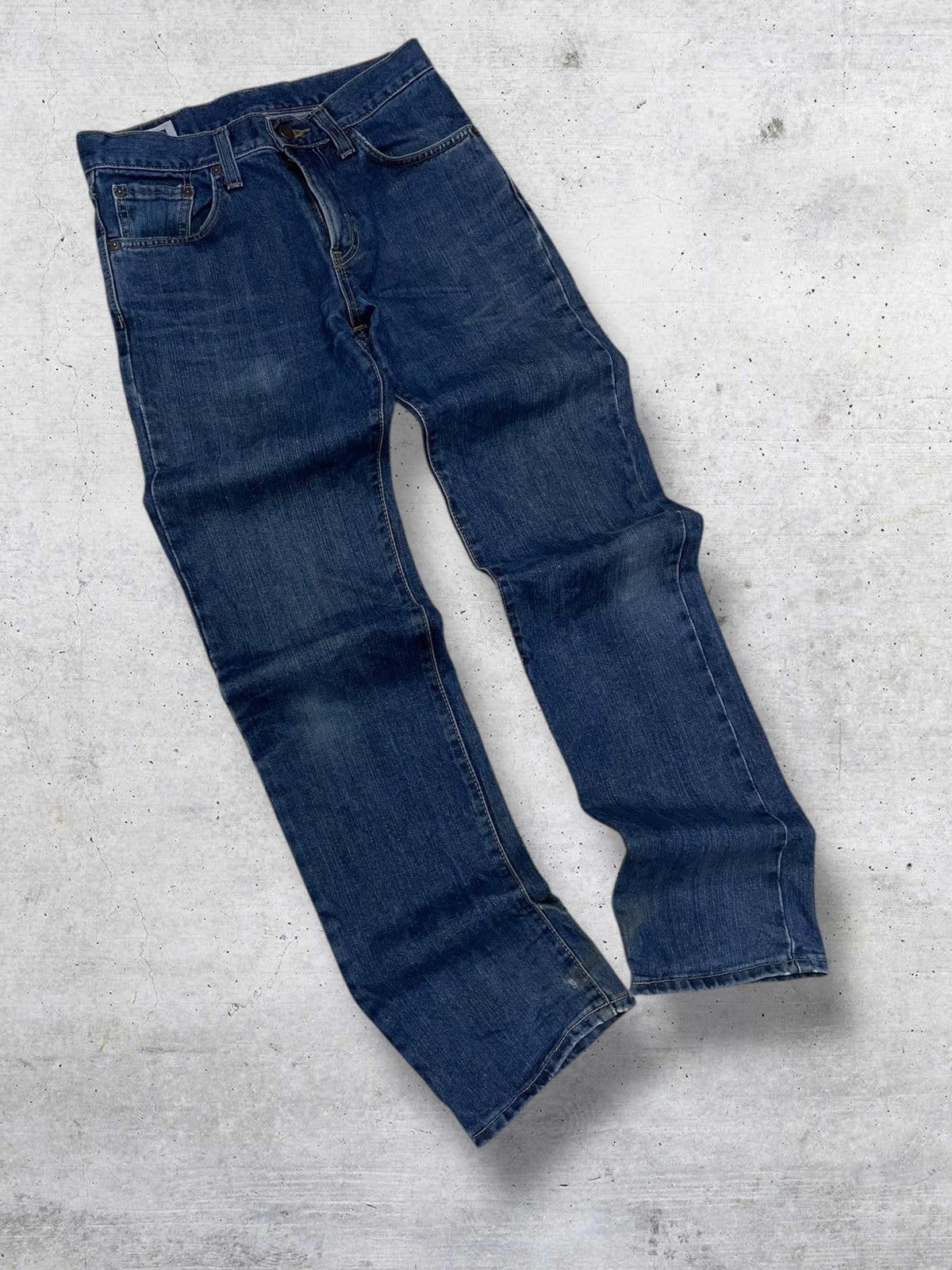 Edwin VINTAGE EDWIN 403 JAPAN DESIGNER 90S OLD DISTRESSED DENIM Size US 29 - 2 Thumbnail