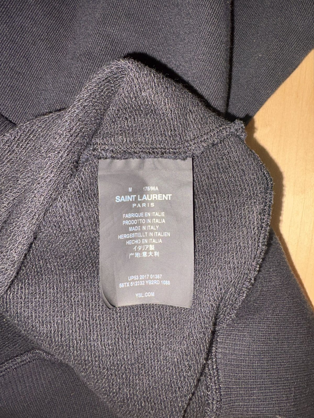 Saint Laurent Paris Saint Laurent Hoodie Size US M / EU 48-50 / 2 - 4 Thumbnail