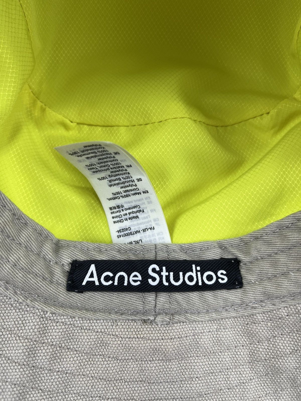 Acne Studios Acne Studios Bucket Hat Size ONE SIZE - 7 Thumbnail