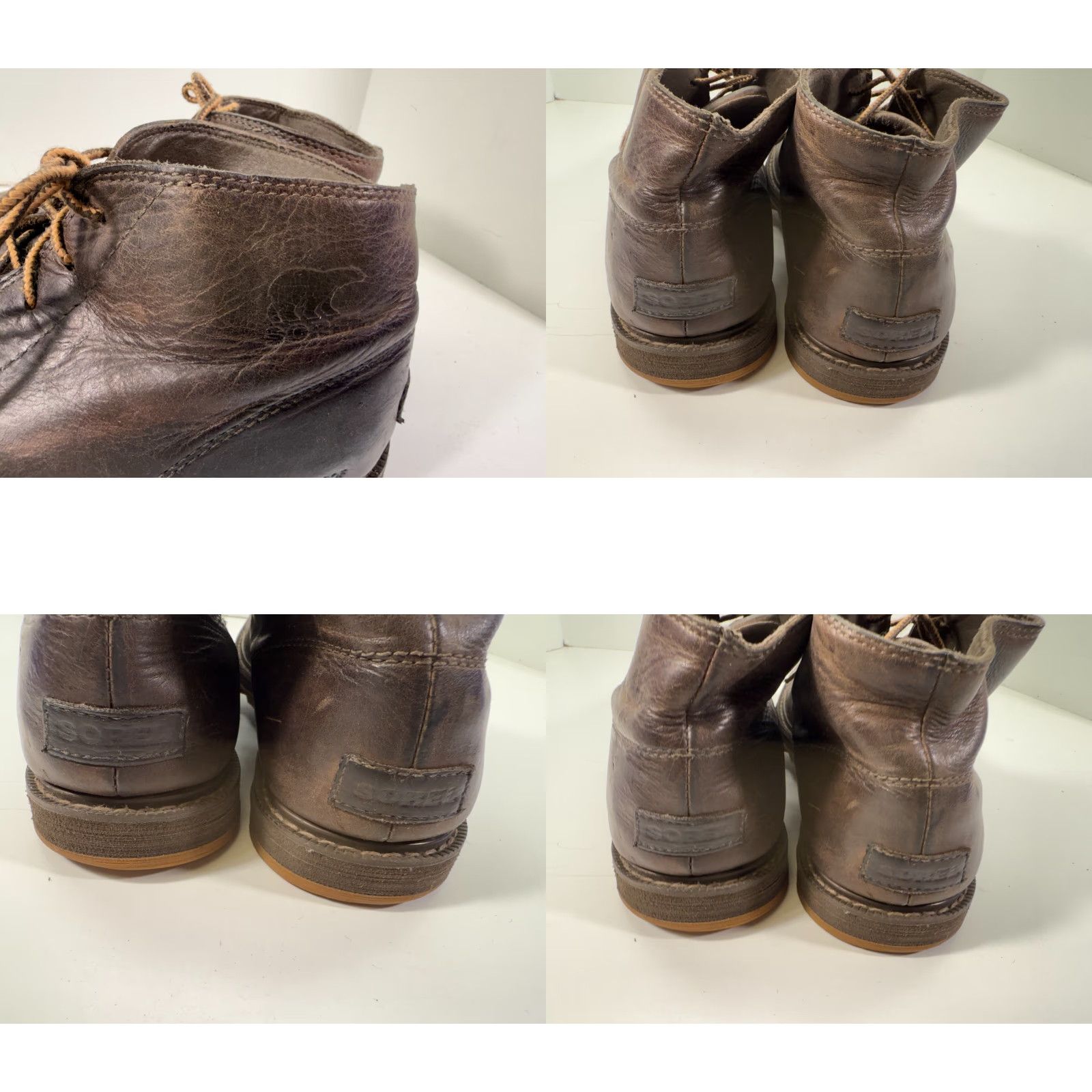 SOREL Sorel Madson Boots Mens US 10 Brown Leather Waterproof Ankle Chukka Size US 10 / EU 43 - 9 Thumbnail