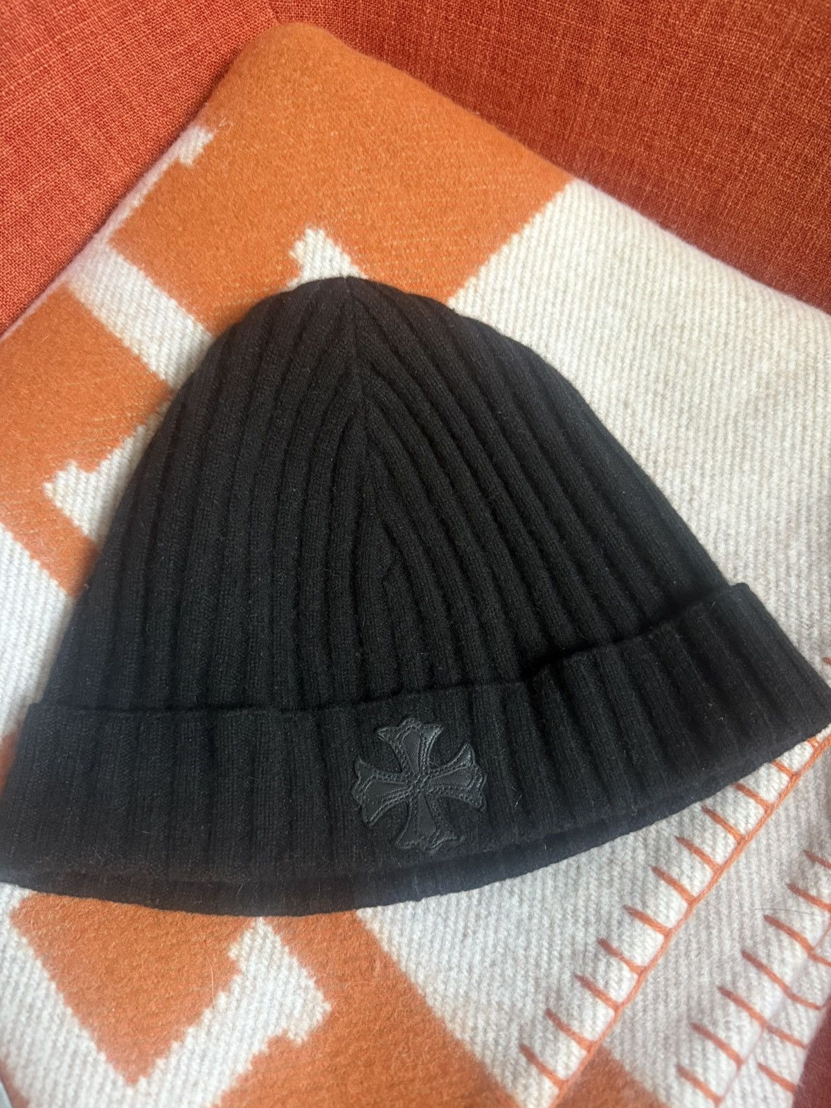 Chrome Hearts Chrome Hearts Plus Patch Cashmere Beanie Size ONE SIZE - 1 Thumbnail