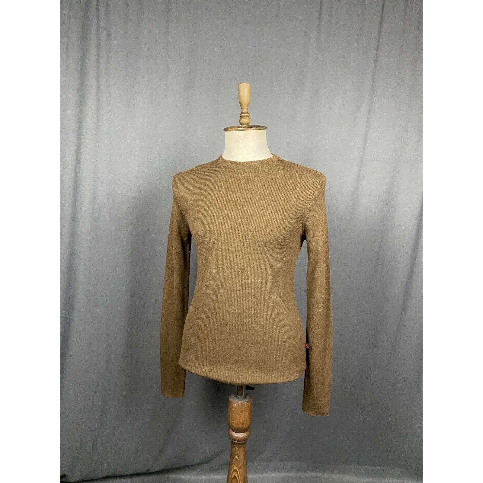 Dolce & Gabbana Dolce&Gabbana VTG Striped Men's Brown Wool Crewneck Sweater Size US L / EU 52-54 / 3 - 2 Thumbnail