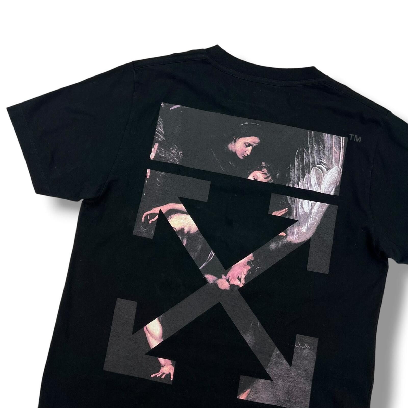 Off-White Off-White Caravaggio Arrows Black T Shirt Size US L / EU 52-54 / 3 - 1 Thumbnail