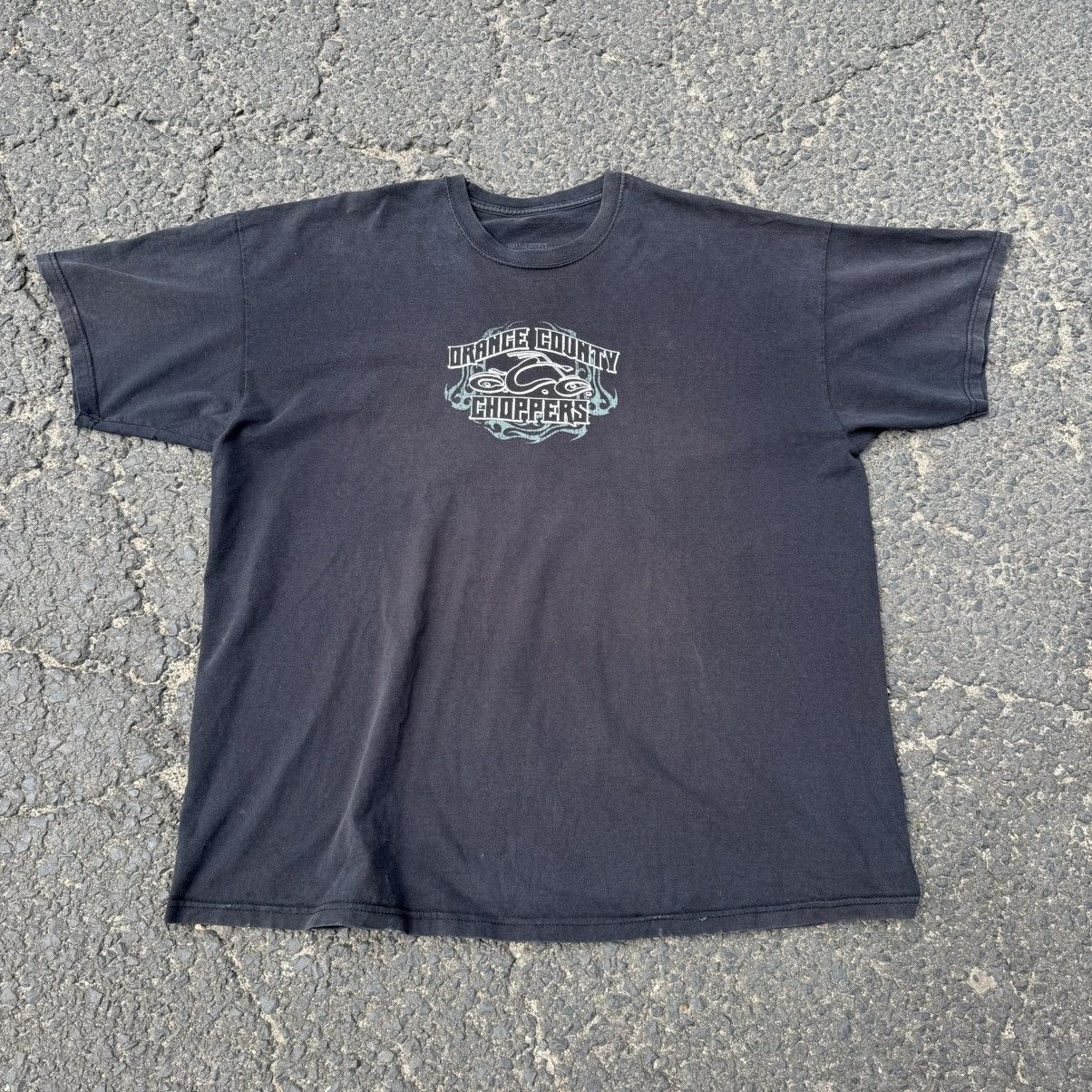 West Coast Choppers Orange Country Choppers Vintage Washed Tee WCC Harley 00s Size US XL / EU 56 / 4 - 7 Thumbnail