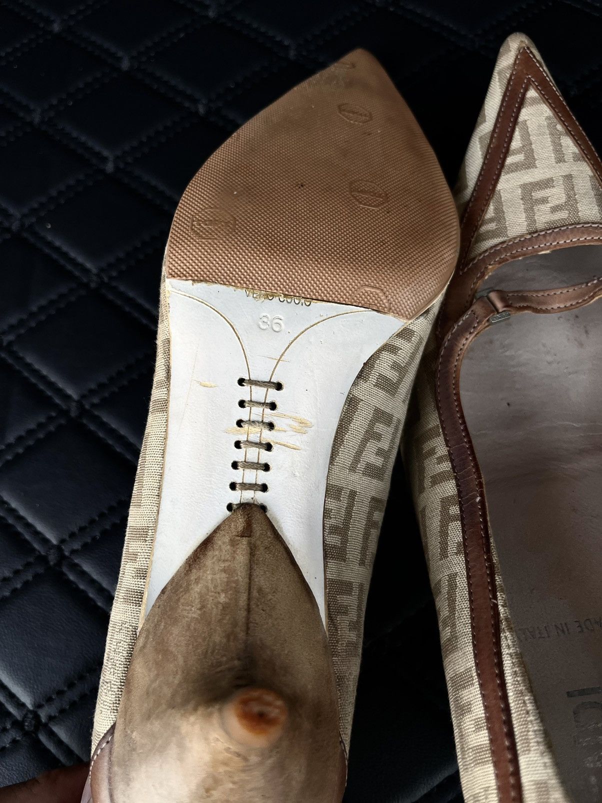 Fendi Fendi Zucca Monograms Flats Size US 7 / IT 37 - 5 Thumbnail