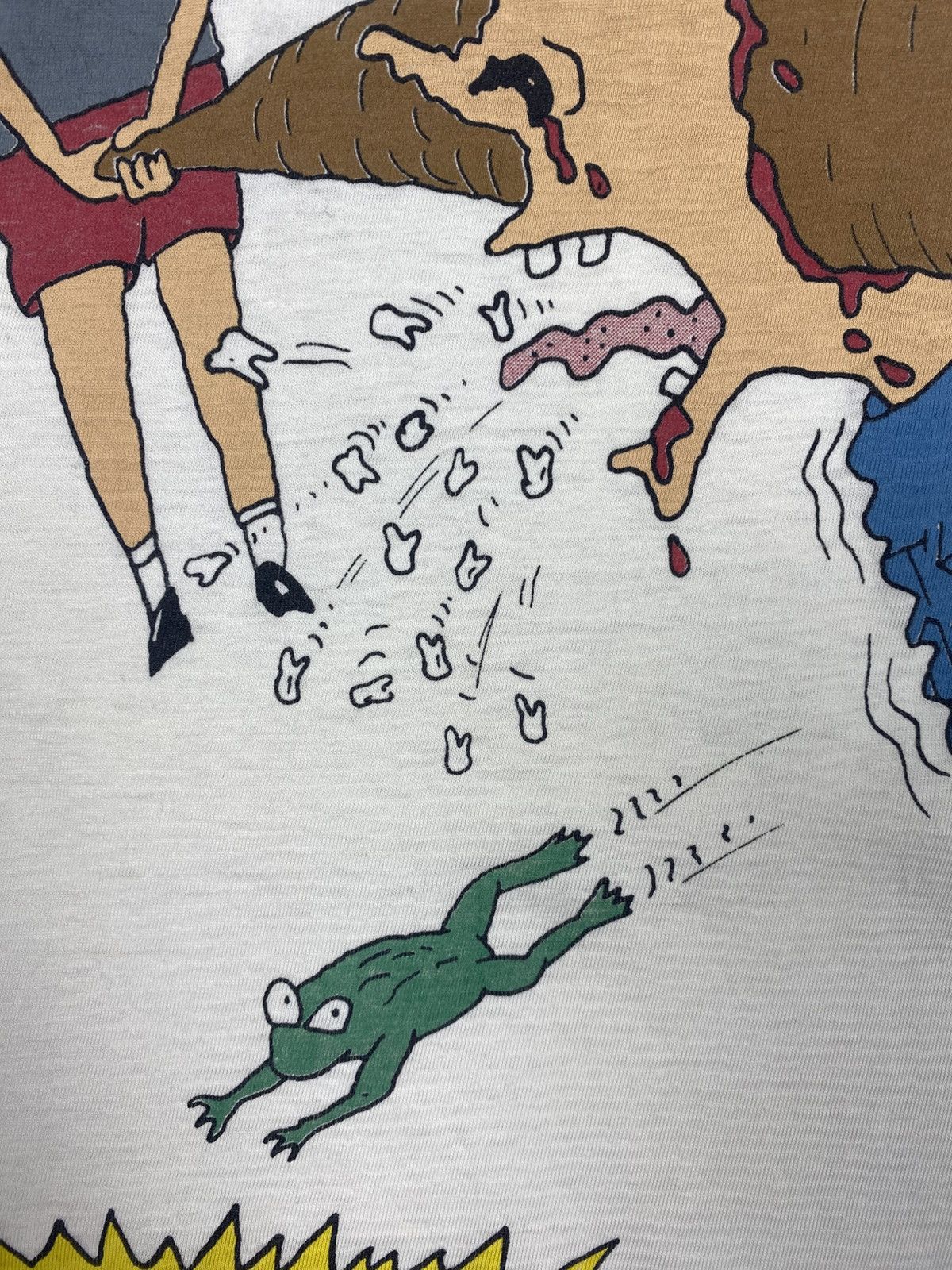 Mtv Vintage 1994 Beavis and Butt-Head Heavy Distressed Tee MTV Size US L / EU 52-54 / 3 - 13 Thumbnail