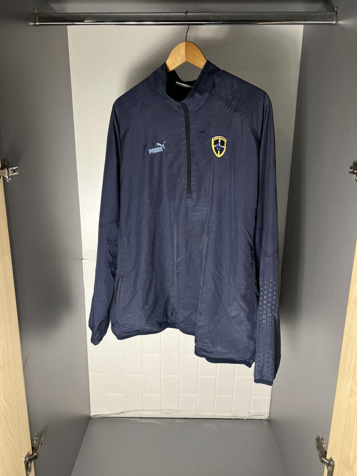 Puma VINTAGE PUMA FC CARDIFF CITY ENGLAND SOCCER JACKET RETRO 90s Size US XXL / EU 58 / 5 - 6 Thumbnail